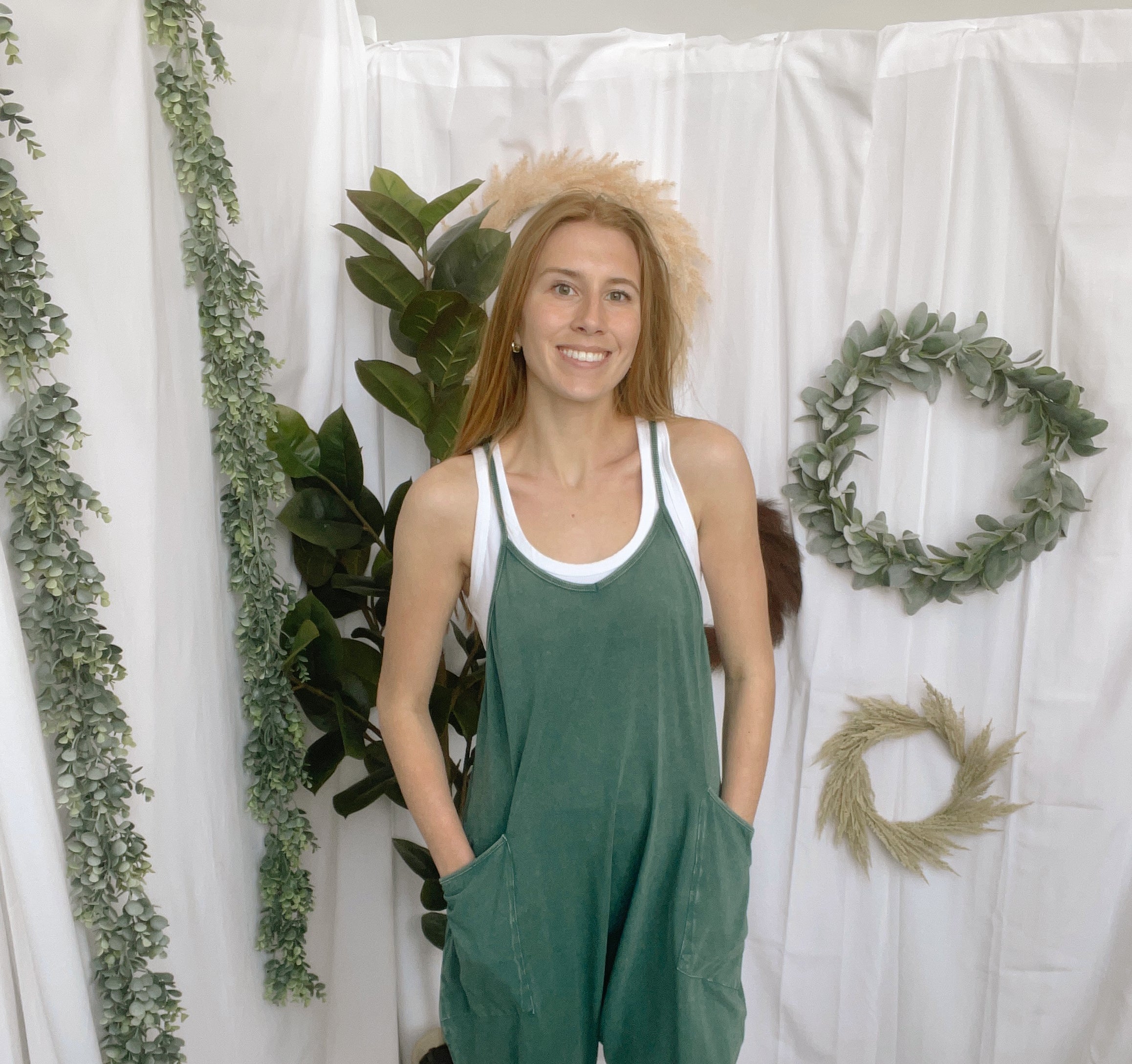 Feeling Free Jumpsuit-Teal-Jumpsuits & Rompers-hyfve-The Silo Boutique, Women's Fashion Boutique Located in Warren and Grand Forks North Dakota