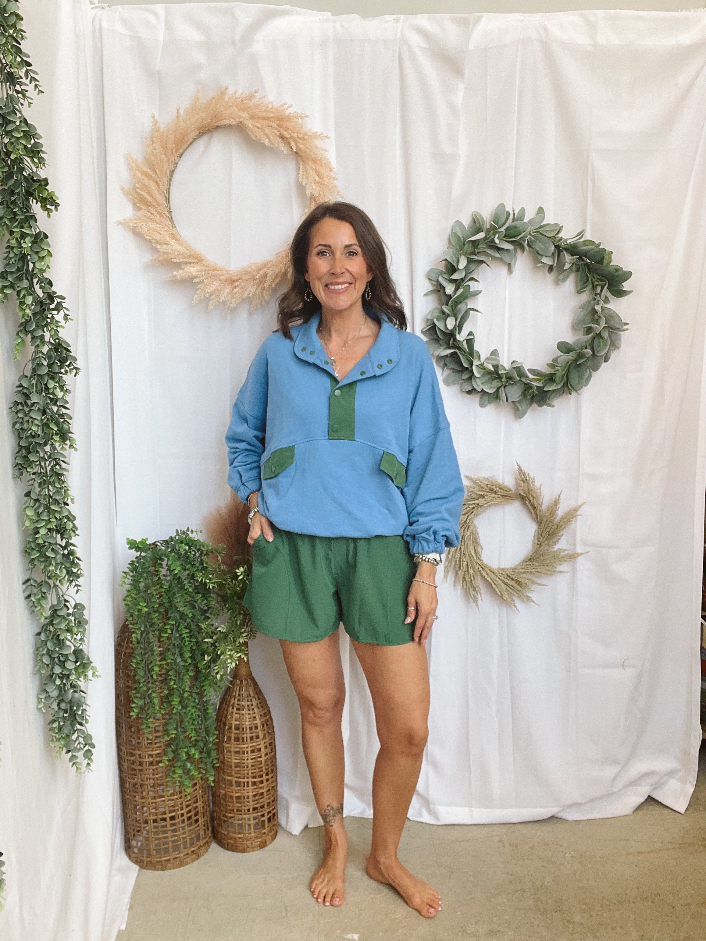 Rae Most Playful Set-Aqua Splash-Outfit Sets-rae mode-The Silo Boutique, Women's Fashion Boutique Located in Warren and Grand Forks North Dakota