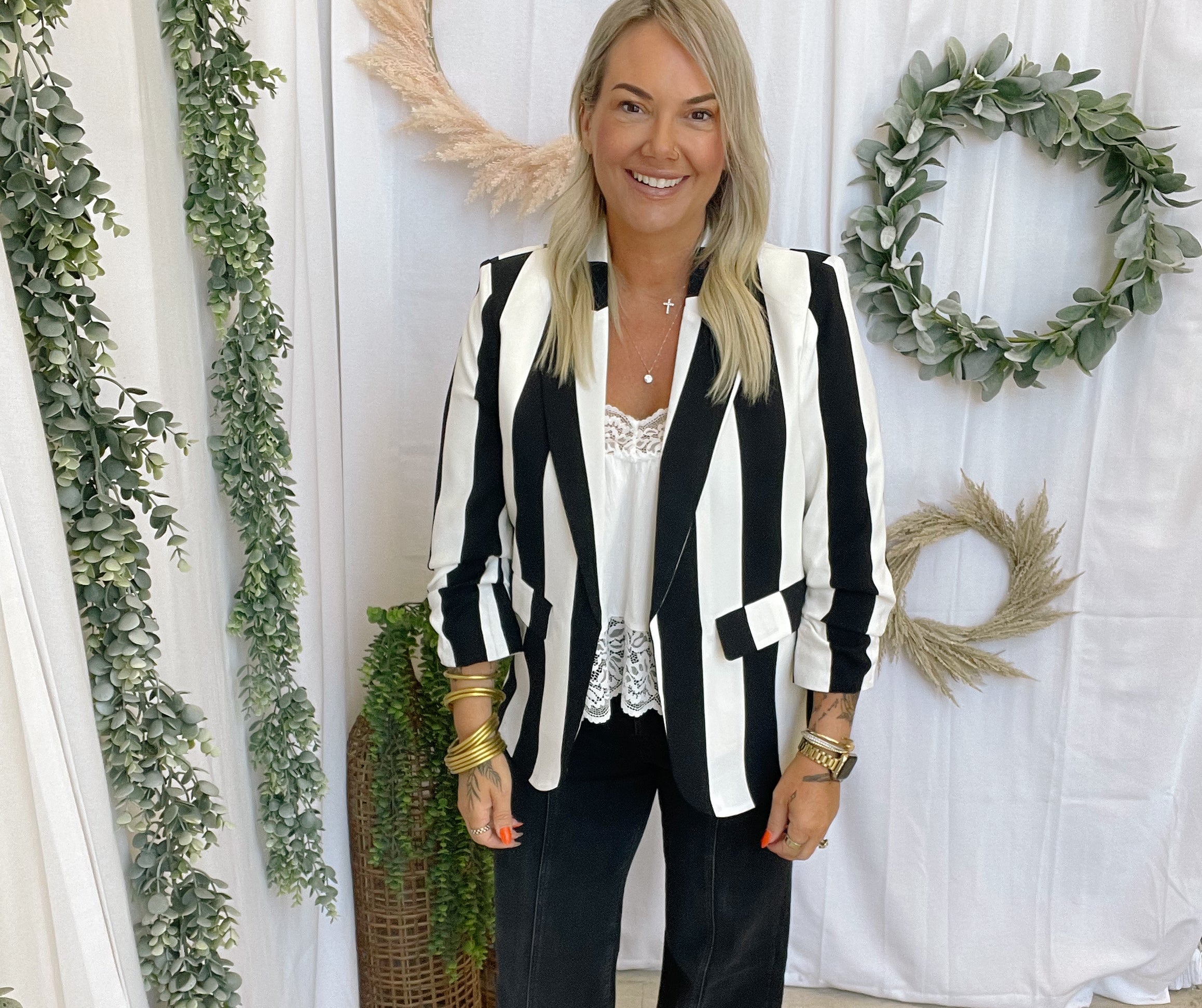 Mica Dune Black Trouser Jeans-Jeans-mica-The Silo Boutique, Women's Fashion Boutique Located in Warren and Grand Forks North Dakota