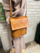 Joy Susan Jensy Front Flap Crossbody-Chestnut-Purses-joy susan-The Silo Boutique, Women's Fashion Boutique Located in Warren and Grand Forks North Dakota