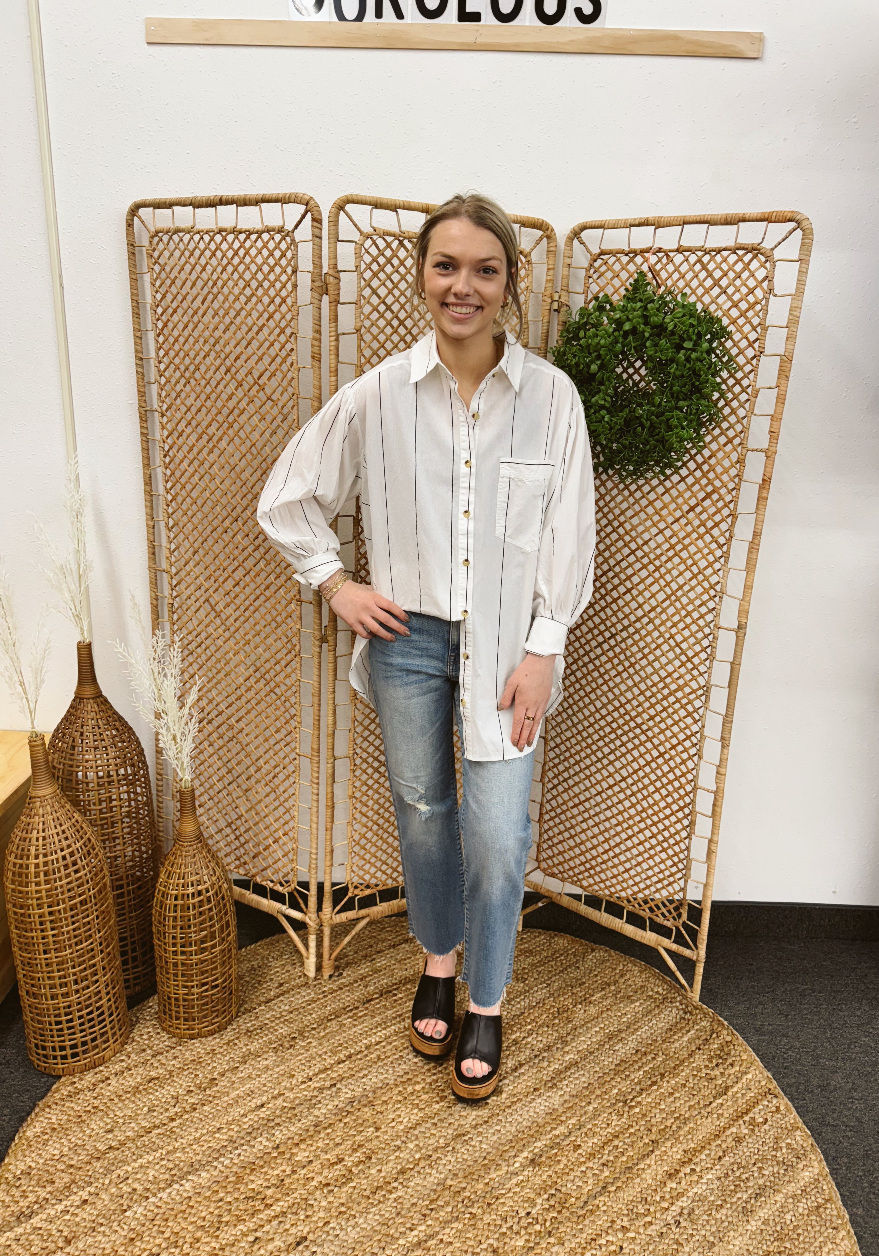 Soft Wash Striped Top-Long Sleeve Tops-eesome-The Silo Boutique, Women's Fashion Boutique Located in Warren and Grand Forks North Dakota