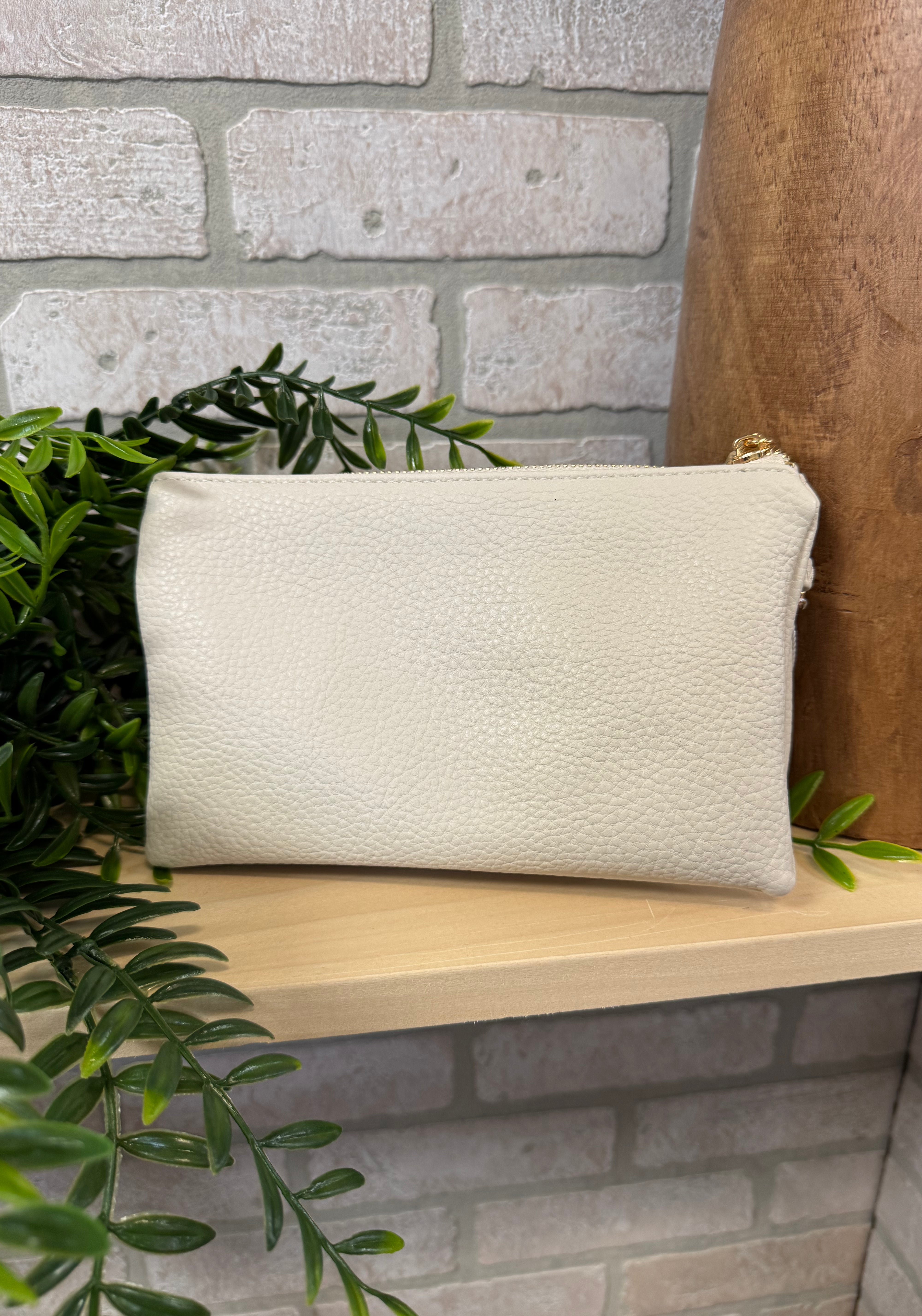 Riley 3 Compartment Crossbody/Wristlet-Crossbody Purses-Jen and Co-The Silo Boutique, Women's Fashion Boutique Located in Warren and Grand Forks North Dakota