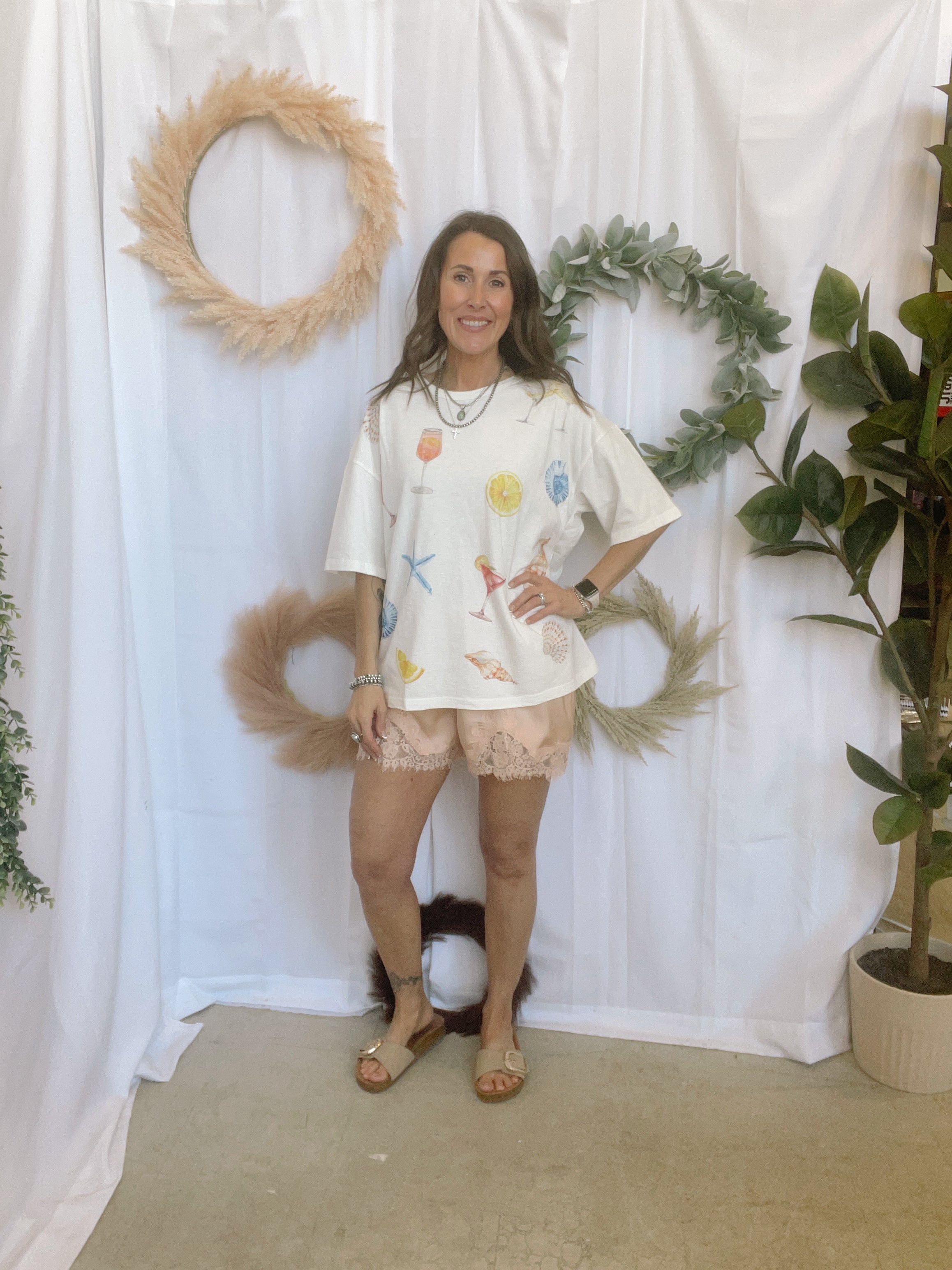 Sorbet Lace Shorts-Shorts-lelis-The Silo Boutique, Women's Fashion Boutique Located in Warren and Grand Forks North Dakota