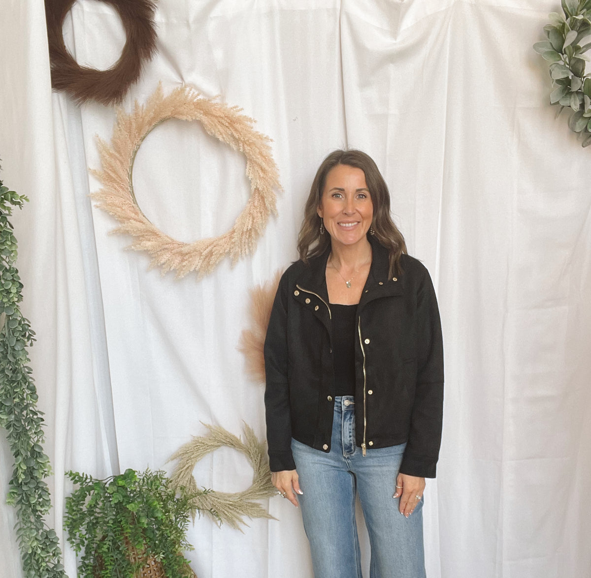 Quinn Suede Jacket-Black-Coats & Jackets-hyfve-The Silo Boutique, Women's Fashion Boutique Located in Warren and Grand Forks North Dakota
