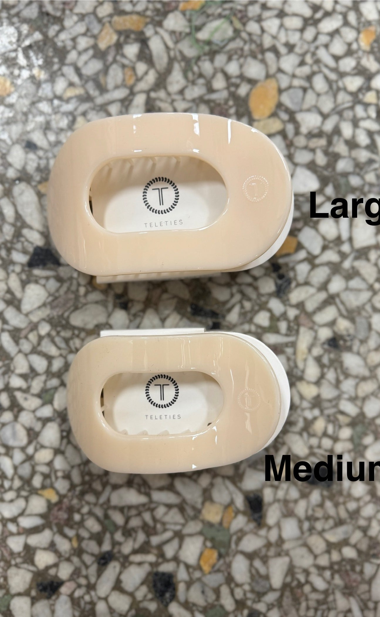 Teleties Round Flat Hair Clips-Hair Accessories-teleties-The Silo Boutique, Women's Fashion Boutique Located in Warren and Grand Forks North Dakota