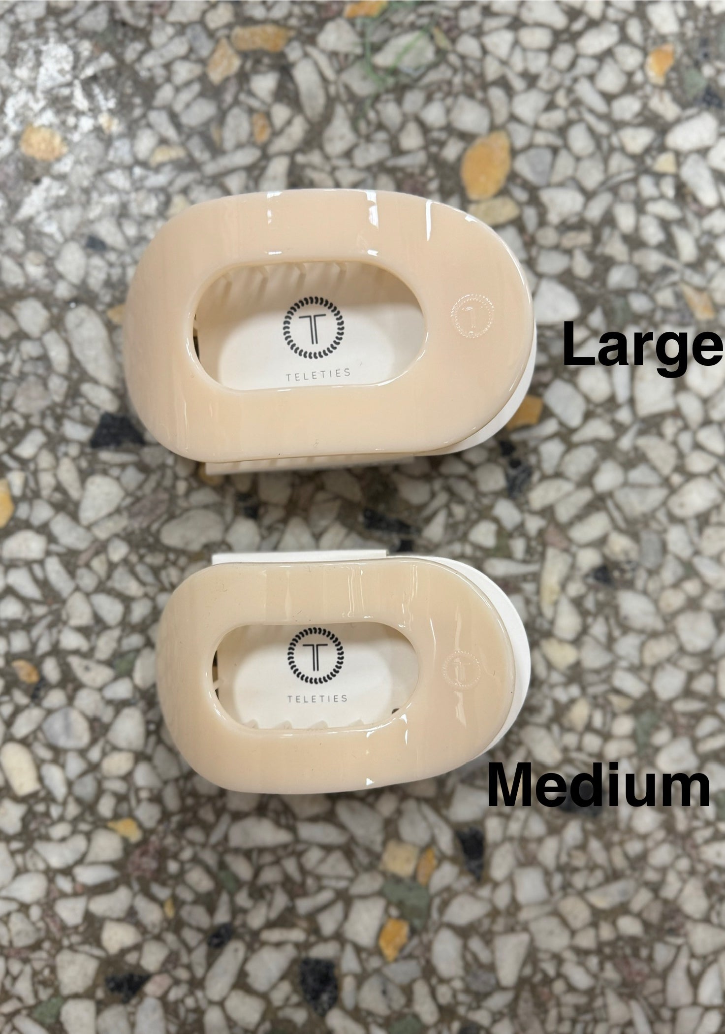 Teleties Round Flat Hair Clips-Hair Accessories-teleties-The Silo Boutique, Women's Fashion Boutique Located in Warren and Grand Forks North Dakota