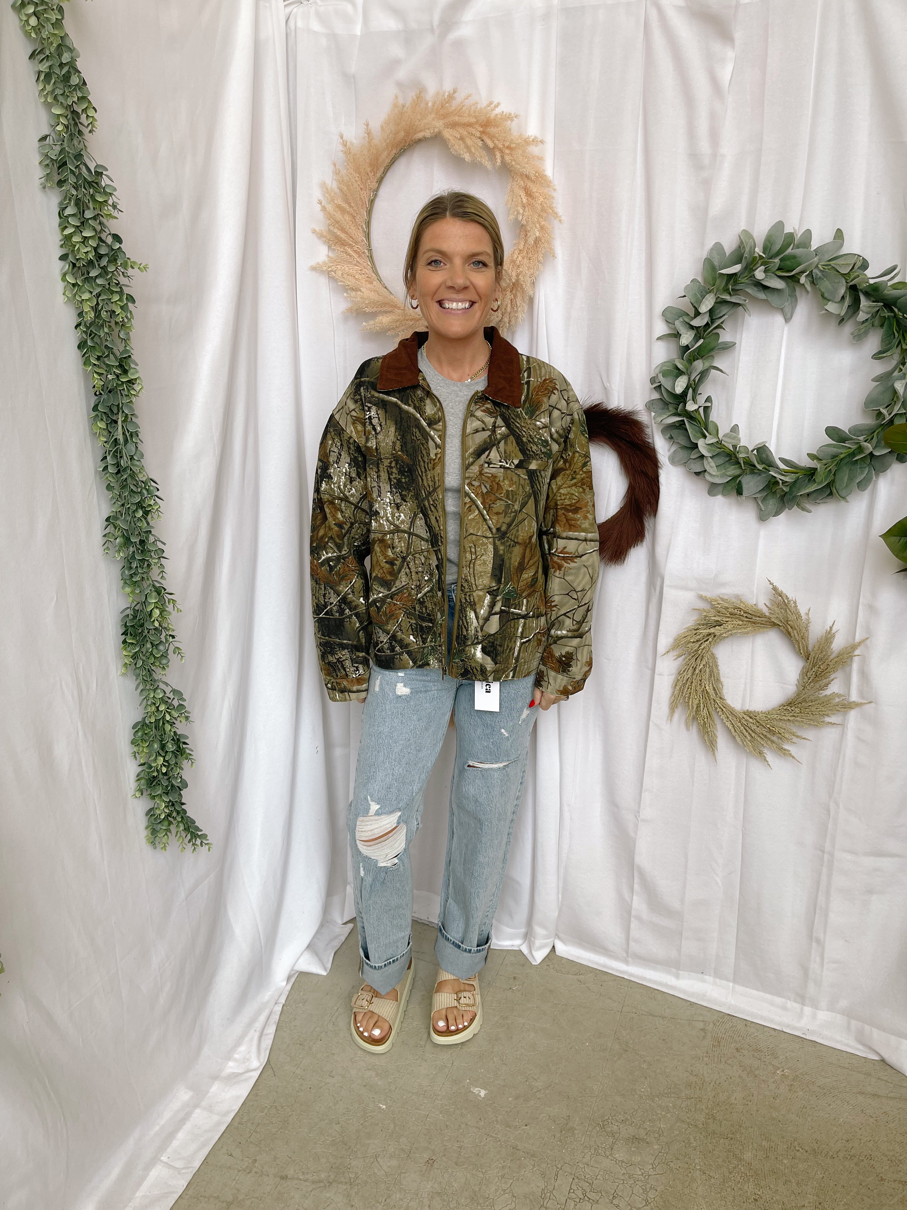 Laurel Camo Jacket-Coats & Jackets-tictoc-The Silo Boutique, Women's Fashion Boutique Located in Warren and Grand Forks North Dakota