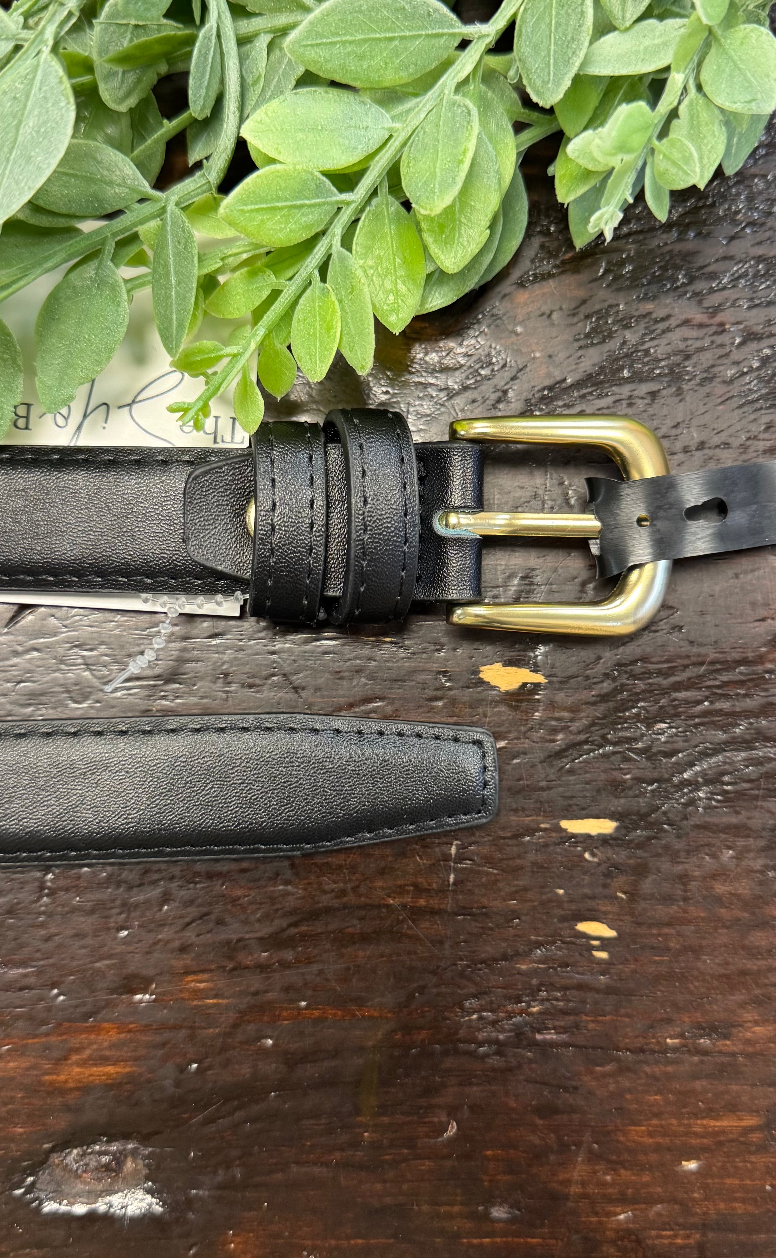 Timeless Belt-Black-Belts-Fame-The Silo Boutique, Women's Fashion Boutique Located in Warren and Grand Forks North Dakota