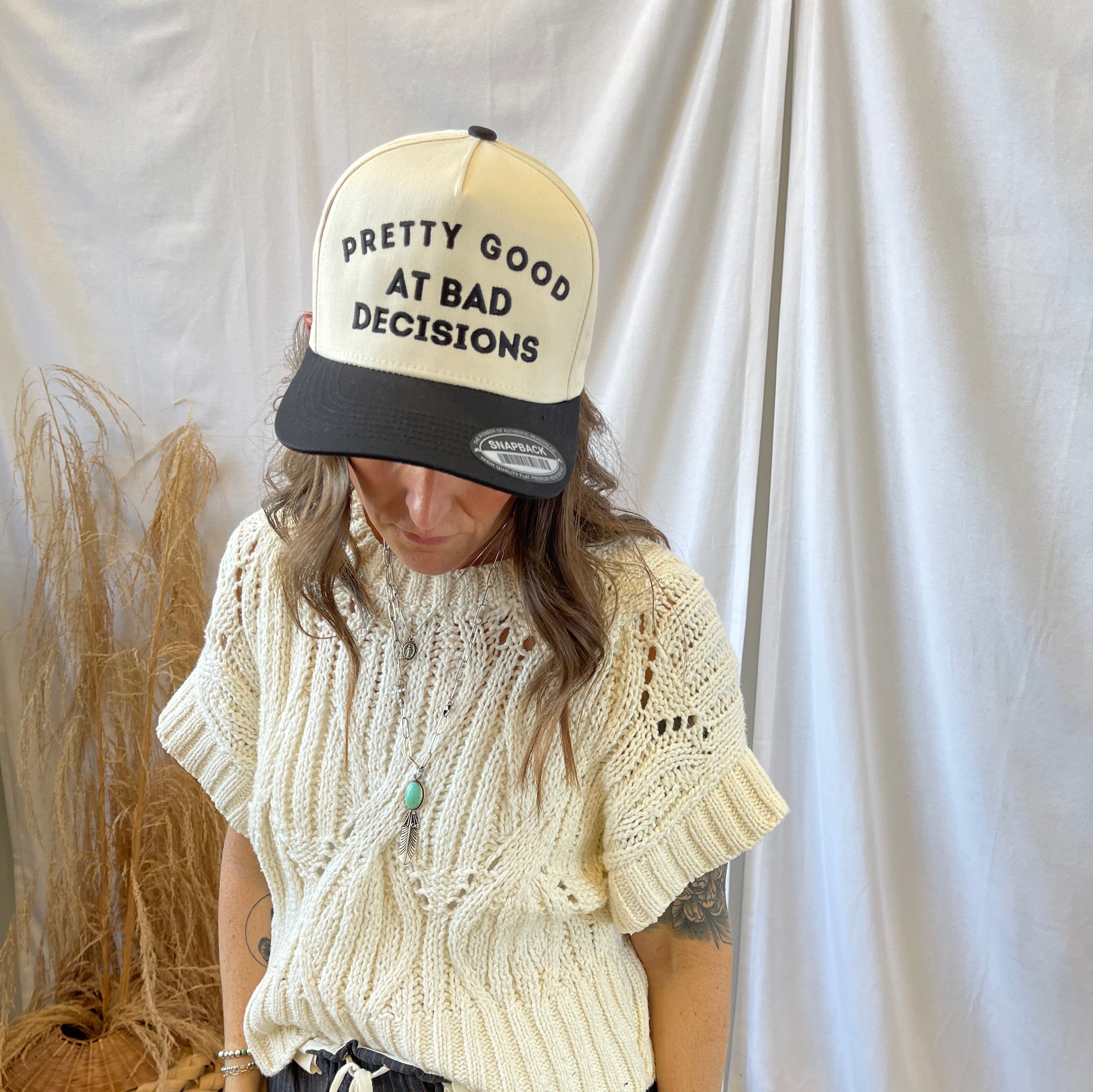 Bad Decisions Hat-Hats-Summer Tees-The Silo Boutique, Women's Fashion Boutique Located in Warren and Grand Forks North Dakota