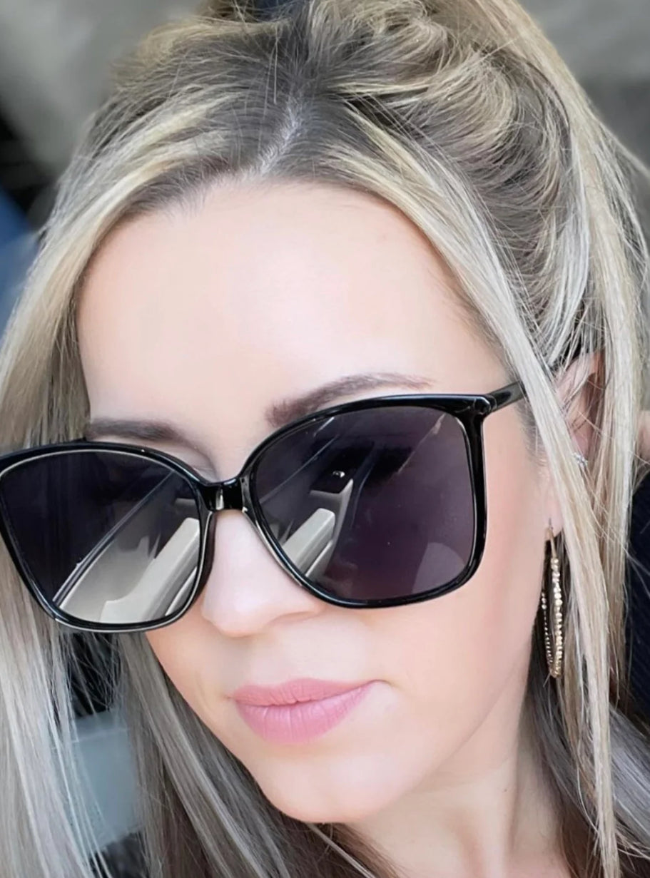 Dax High Class Black Sunglasses-Sunglasses-dax-The Silo Boutique, Women's Fashion Boutique Located in Warren and Grand Forks North Dakota