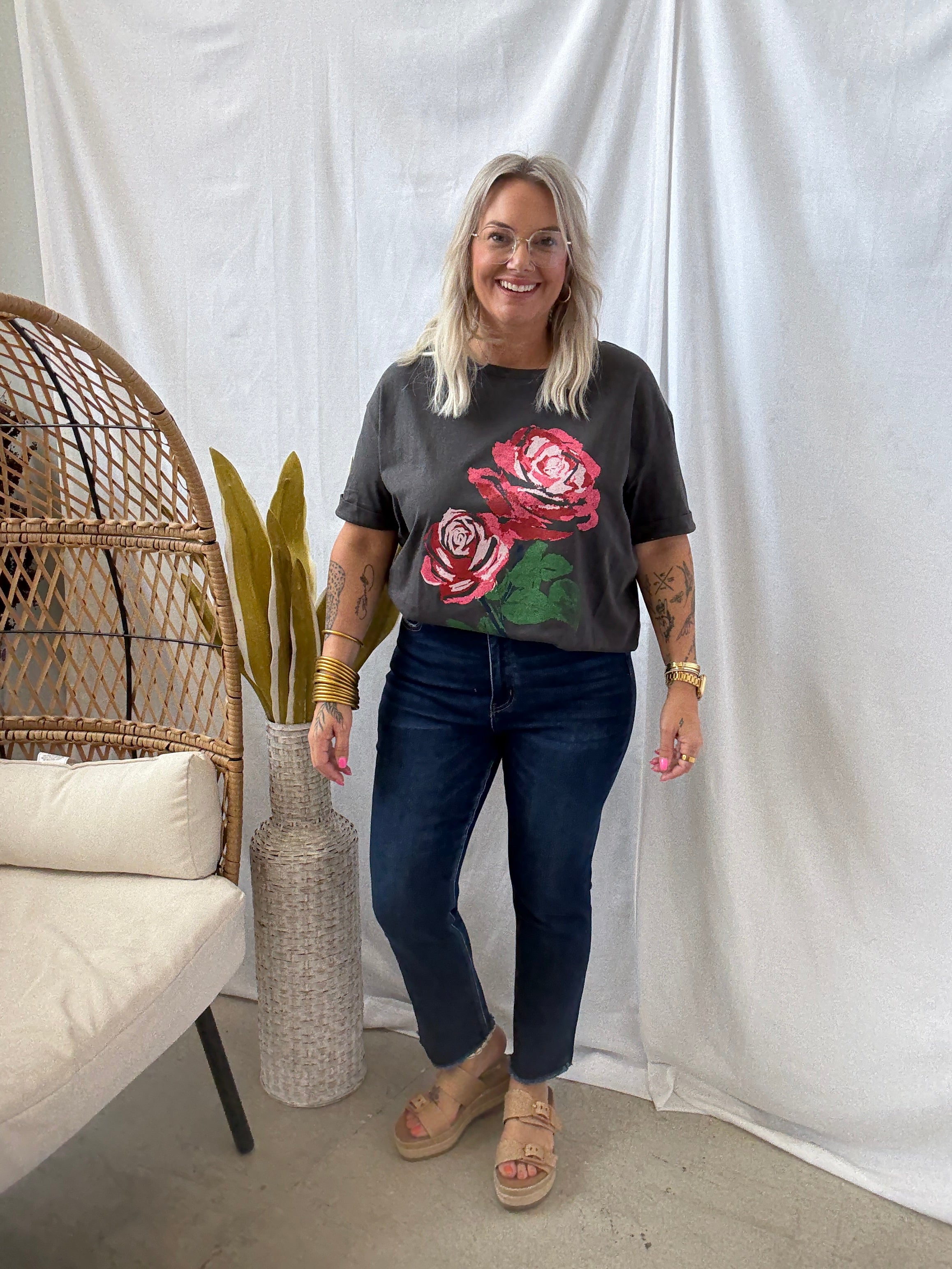 Vervet Growing Light Slim Straight Jeans-Final Sale-Jeans-vervet-The Silo Boutique, Women's Fashion Boutique Located in Warren and Grand Forks North Dakota