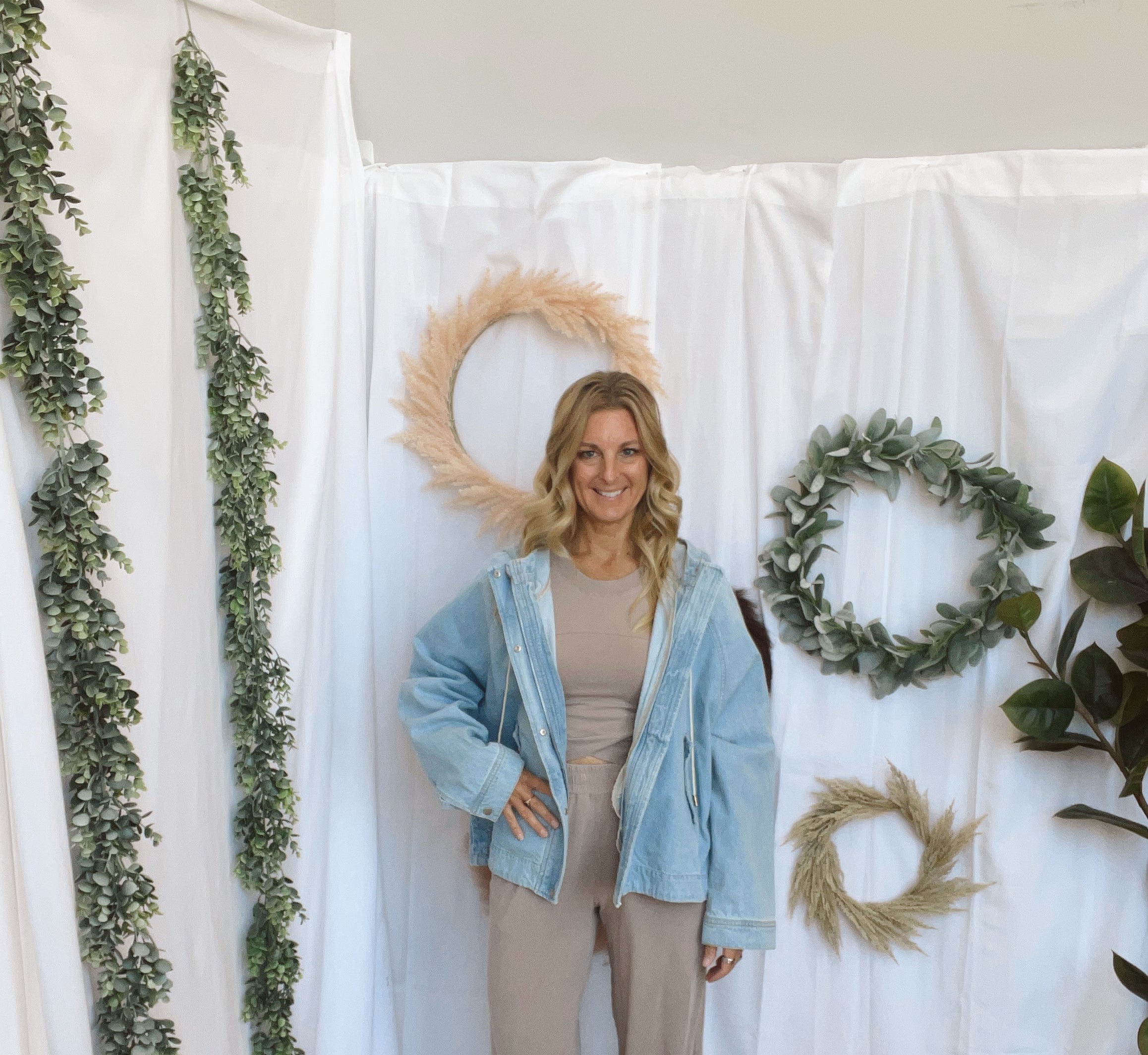 Risen Light Hooded Denim Jacket-Coats & Jackets-risen-The Silo Boutique, Women's Fashion Boutique Located in Warren and Grand Forks North Dakota