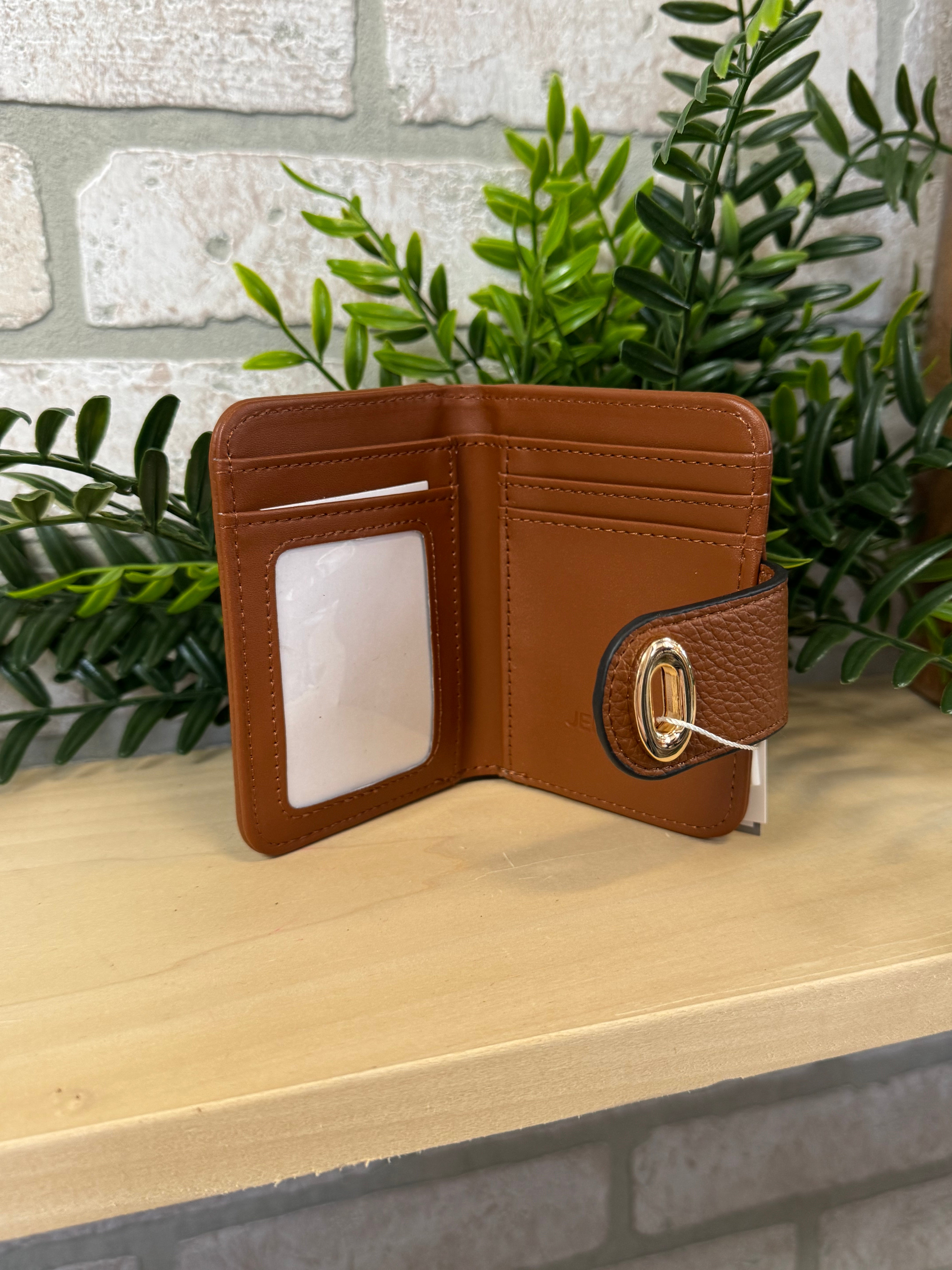 Jen and Co Margo Wallet-Brown-Wallets-Jen and Co-The Silo Boutique, Women's Fashion Boutique Located in Warren and Grand Forks North Dakota