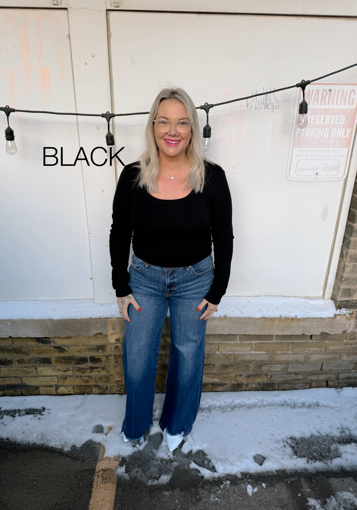 Be Cool Scoop Basic Long Sleeve Top-Long Sleeve Tops-be cool-The Silo Boutique, Women's Fashion Boutique Located in Warren and Grand Forks North Dakota