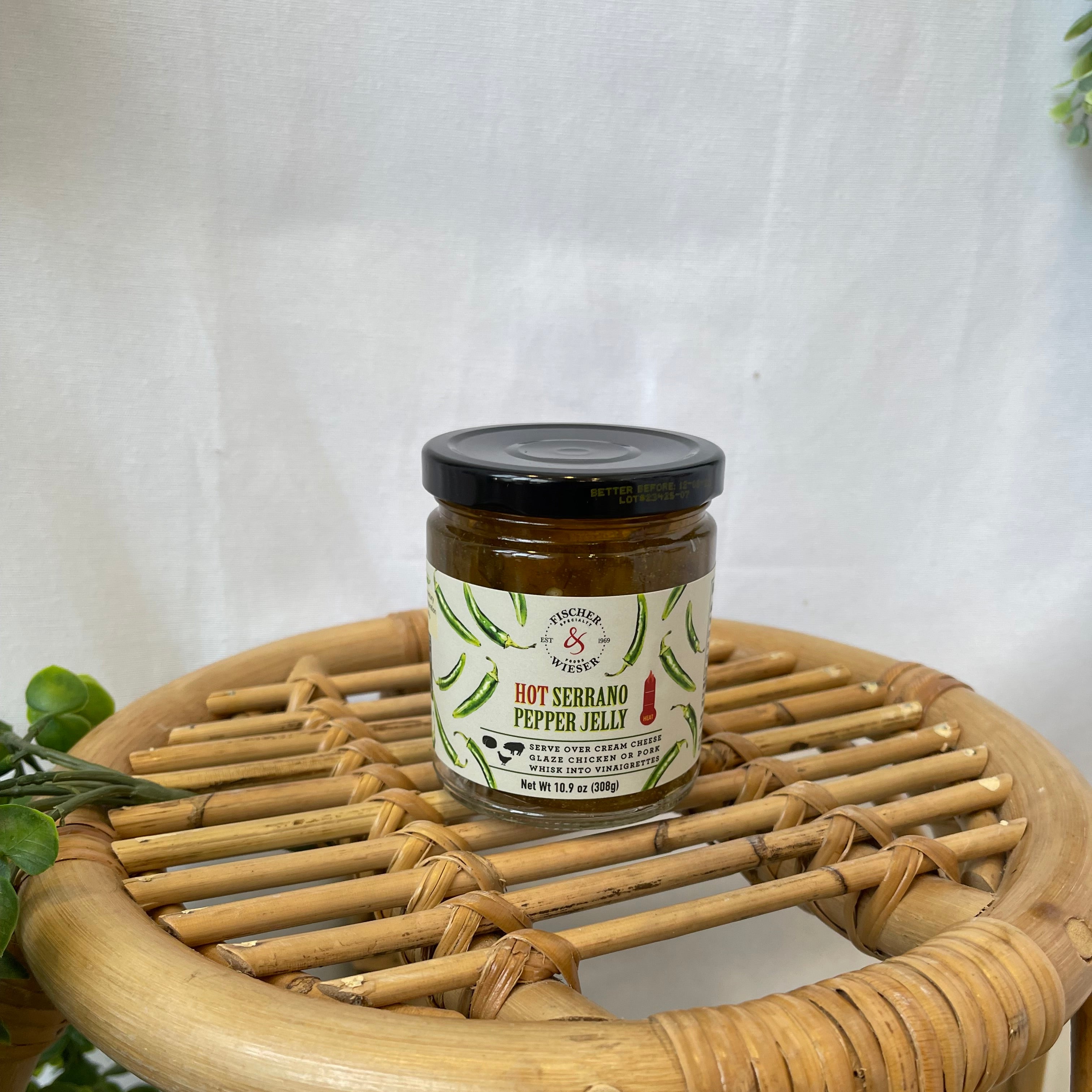 Hot Serrano Pepper Jelly-jam-Fischer-The Silo Boutique, Women's Fashion Boutique Located in Warren and Grand Forks North Dakota
