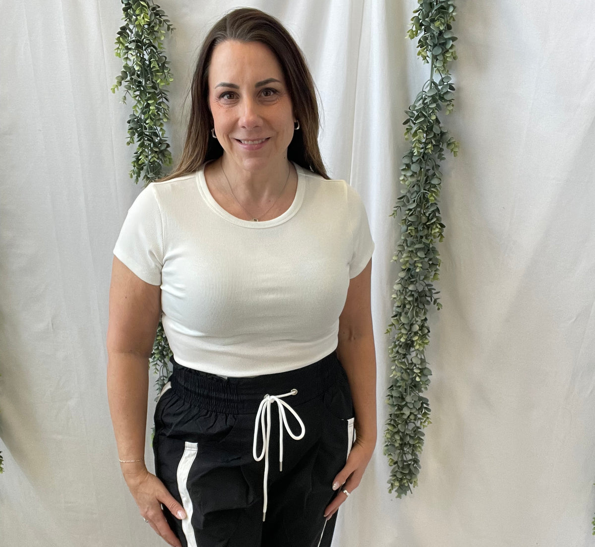 Bucket Windbreaker Pants-Black-Pants-bucketlist-The Silo Boutique, Women's Fashion Boutique Located in Warren and Grand Forks North Dakota