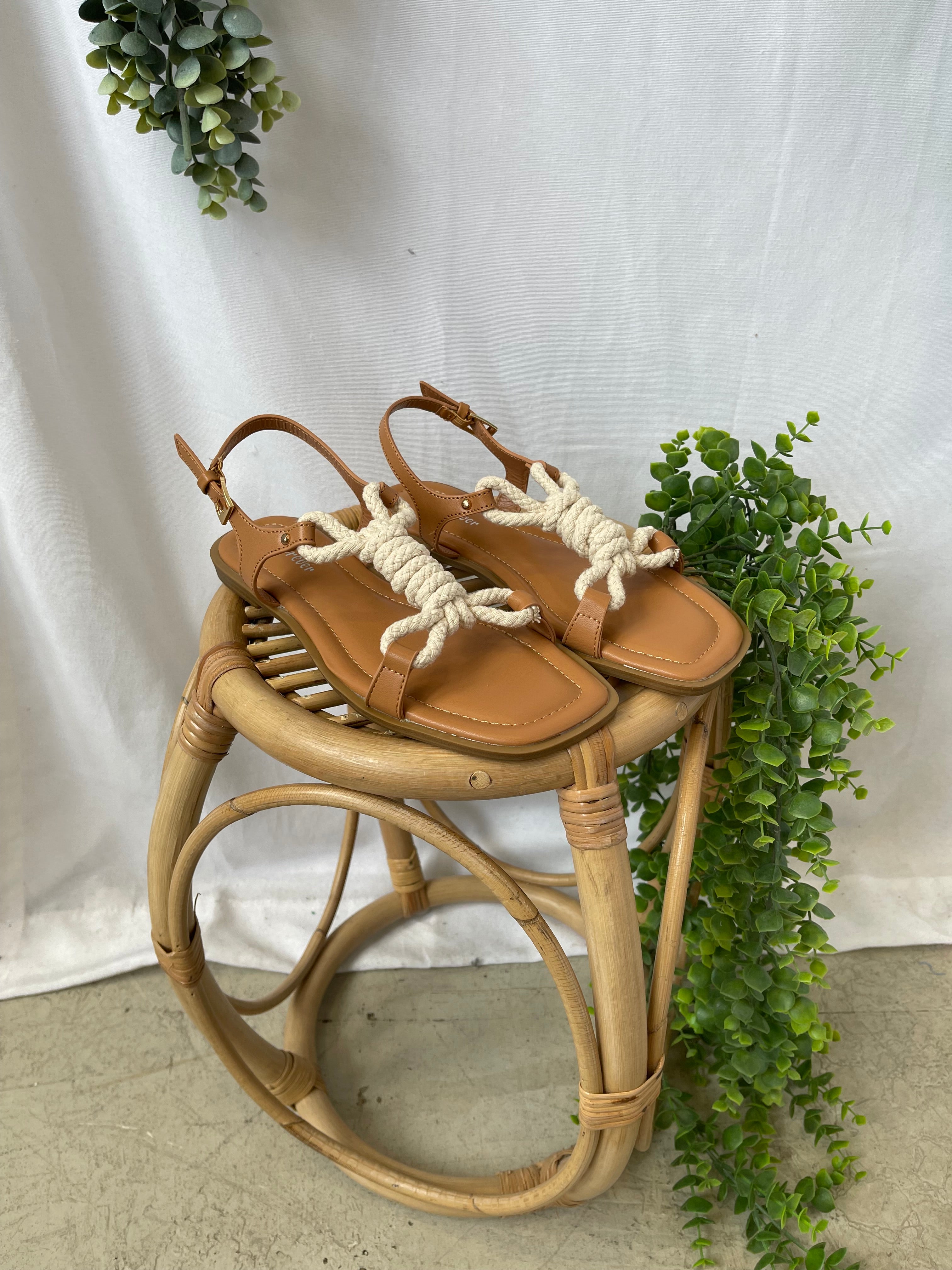 Hayden Rope Sandal-Sandals-Forever Link-The Silo Boutique, Women's Fashion Boutique Located in Warren and Grand Forks North Dakota