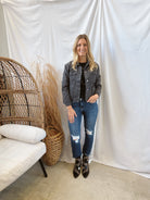 Mica Scotch Blue Bite Hem Jeans-Jeans-mica-The Silo Boutique, Women's Fashion Boutique Located in Warren and Grand Forks North Dakota