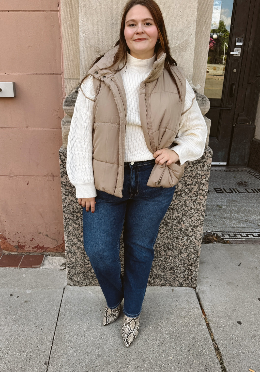 Mica Monfil High Waist Wedge Jeans-Jeans-mica-The Silo Boutique, Women's Fashion Boutique Located in Warren and Grand Forks North Dakota