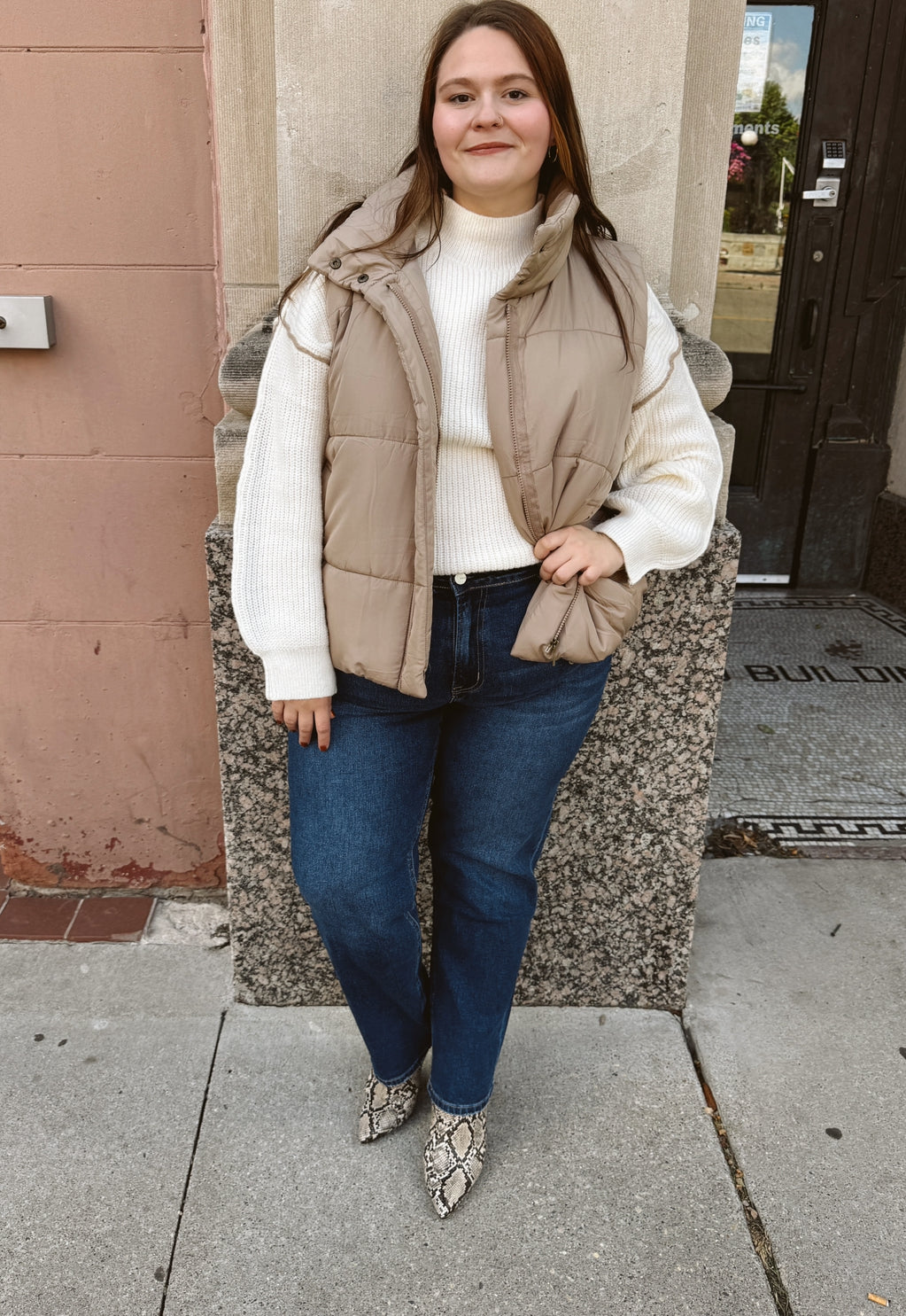 Mica Monfil High Waist Wedge Jeans-Jeans-mica-The Silo Boutique, Women's Fashion Boutique Located in Warren and Grand Forks North Dakota