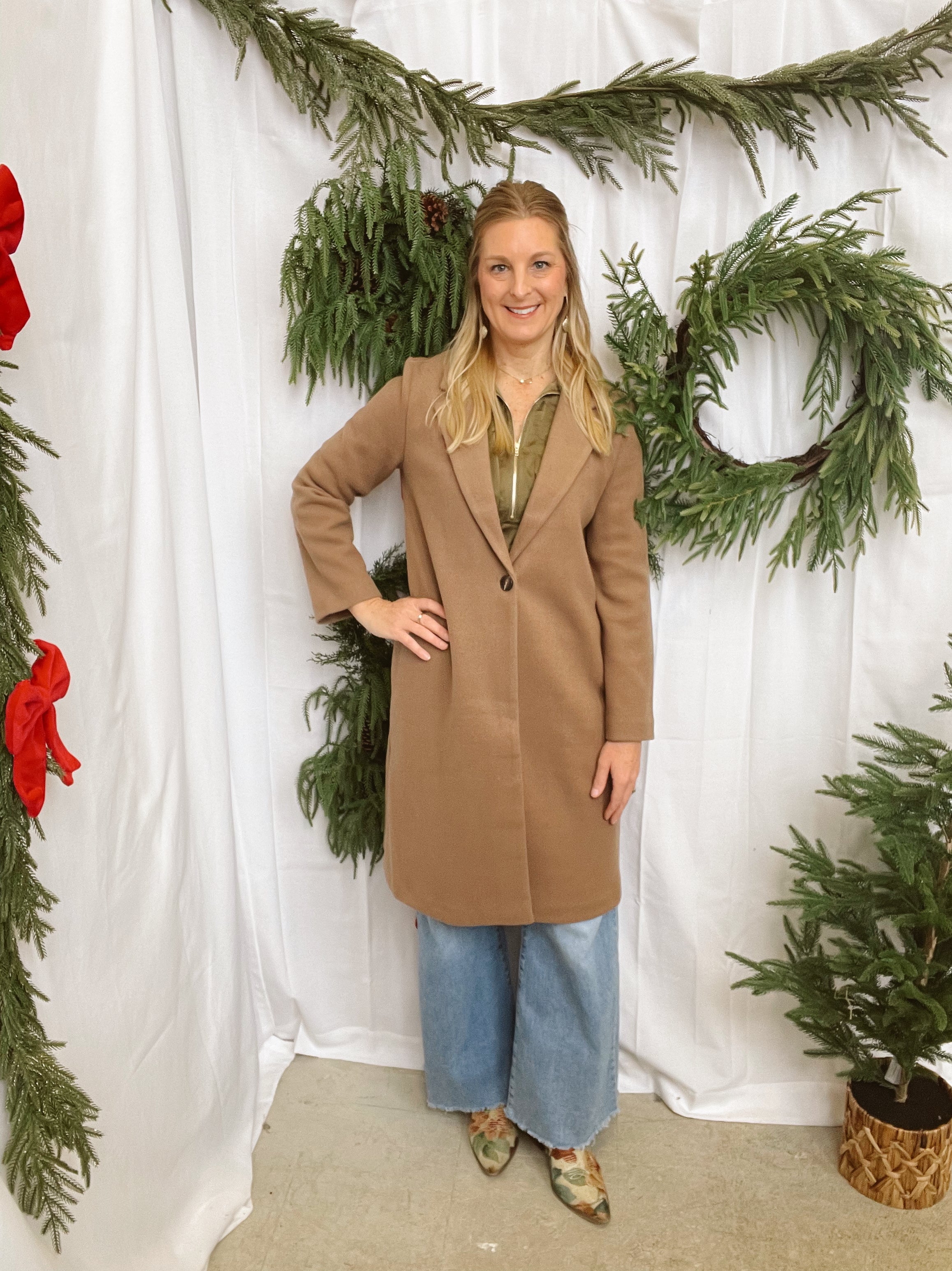 Be Cool Camel Coat-Coats & Jackets-be cool-The Silo Boutique, Women's Fashion Boutique Located in Warren and Grand Forks North Dakota