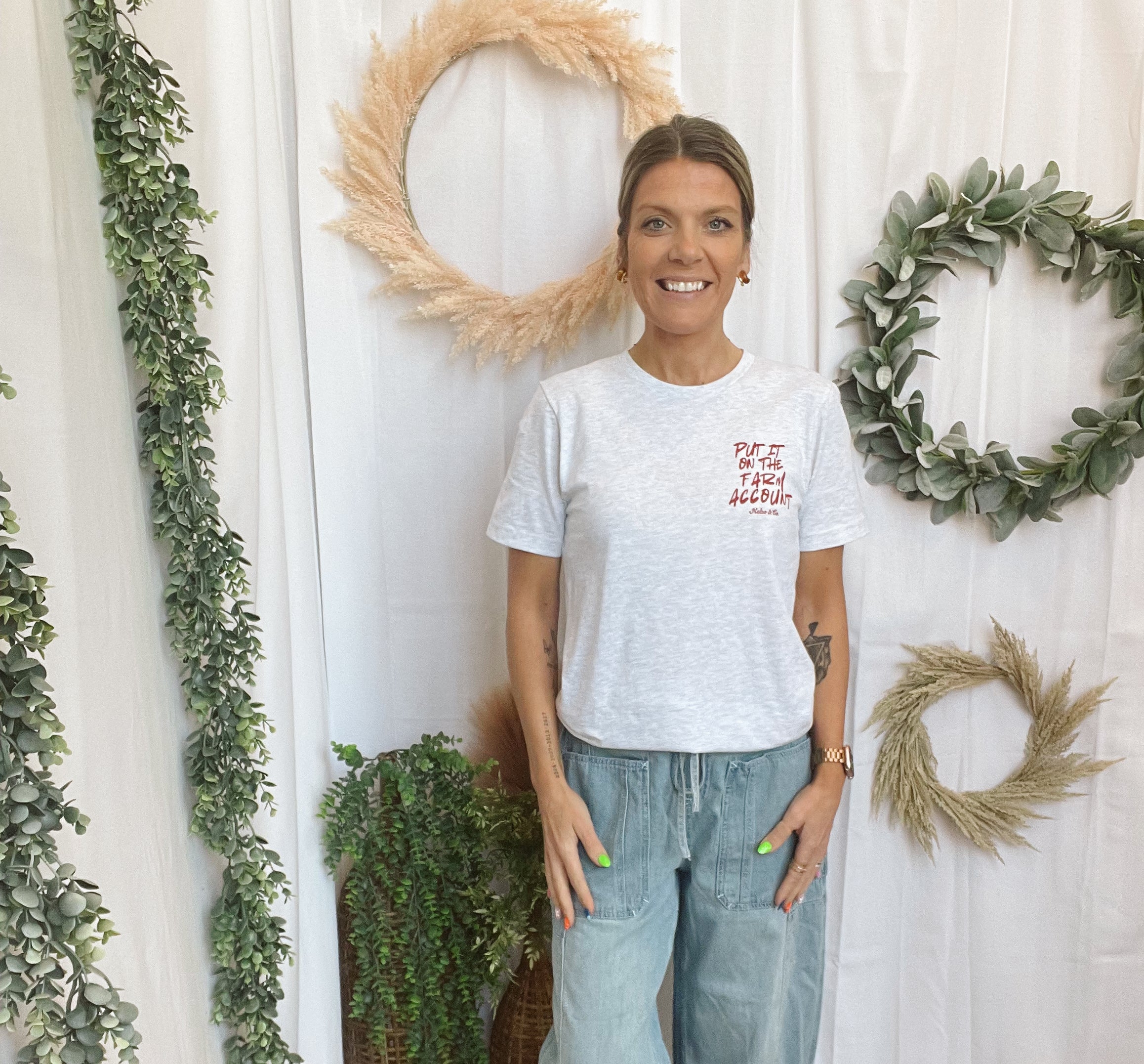 Put It On the Farm Account Tee-Graphic Tees-faire-The Silo Boutique, Women's Fashion Boutique Located in Warren and Grand Forks North Dakota