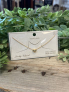 Gold Mini Bubble Heart Necklace-Necklaces-2unic-The Silo Boutique, Women's Fashion Boutique Located in Warren and Grand Forks North Dakota