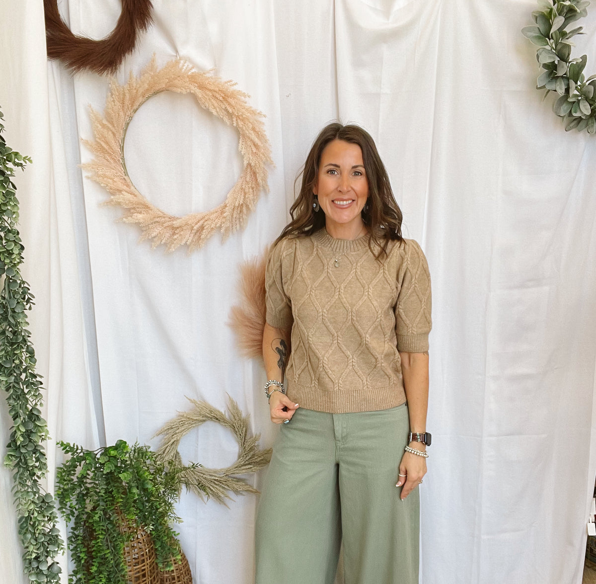 Feeling Free Flare Jeans-Olive-Jeans-hyfve-The Silo Boutique, Women's Fashion Boutique Located in Warren and Grand Forks North Dakota
