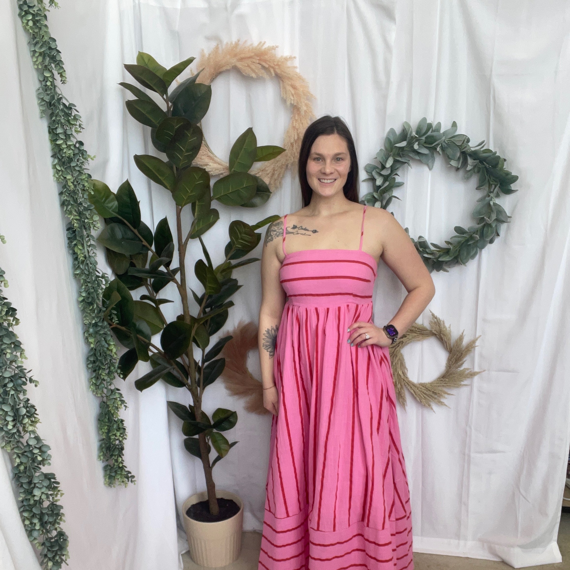 Lynsey Striped Maxi-Dresses-by together-The Silo Boutique, Women's Fashion Boutique Located in Warren and Grand Forks North Dakota