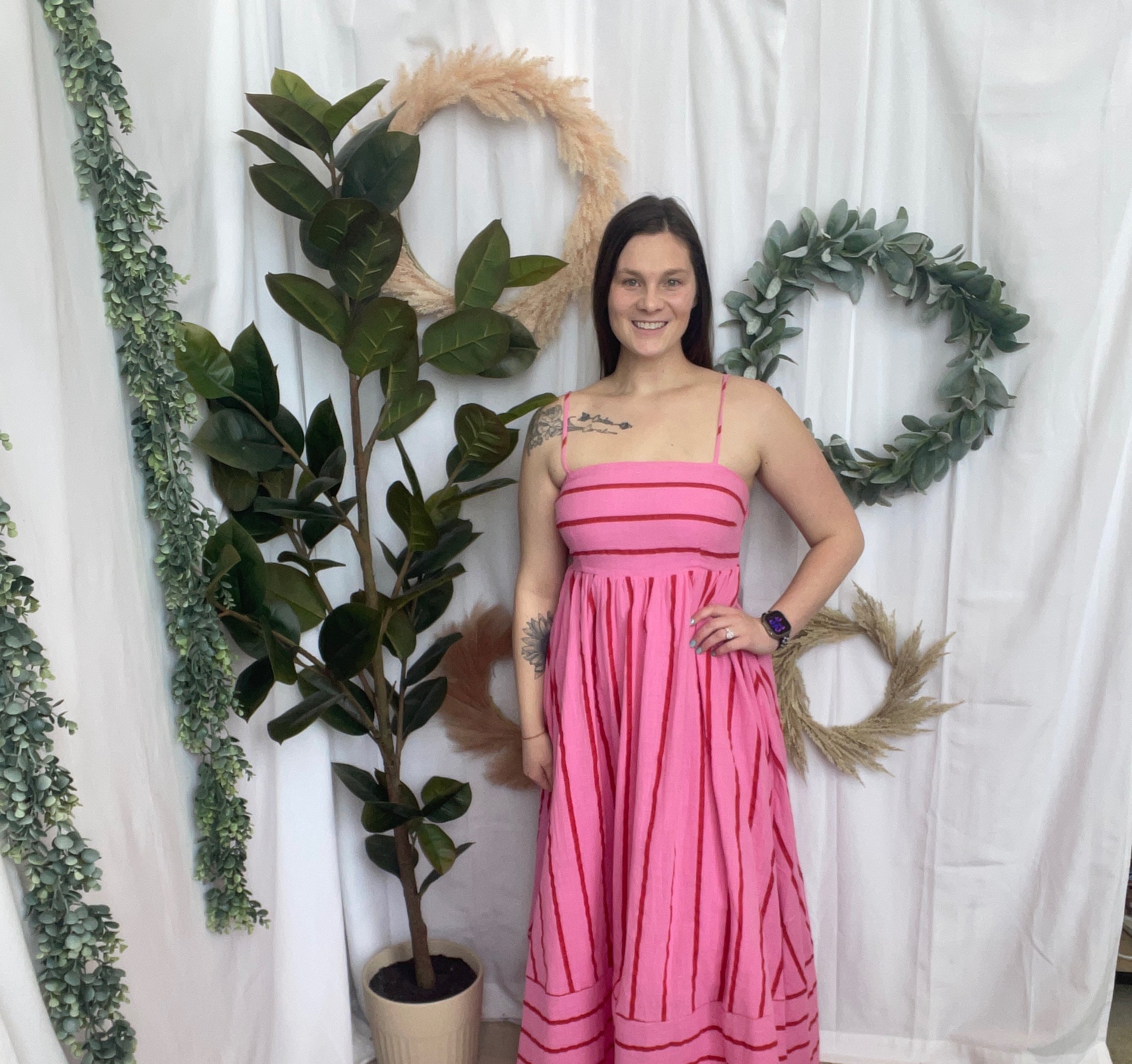 Lynsey Striped Maxi-Dresses-by together-The Silo Boutique, Women's Fashion Boutique Located in Warren and Grand Forks North Dakota