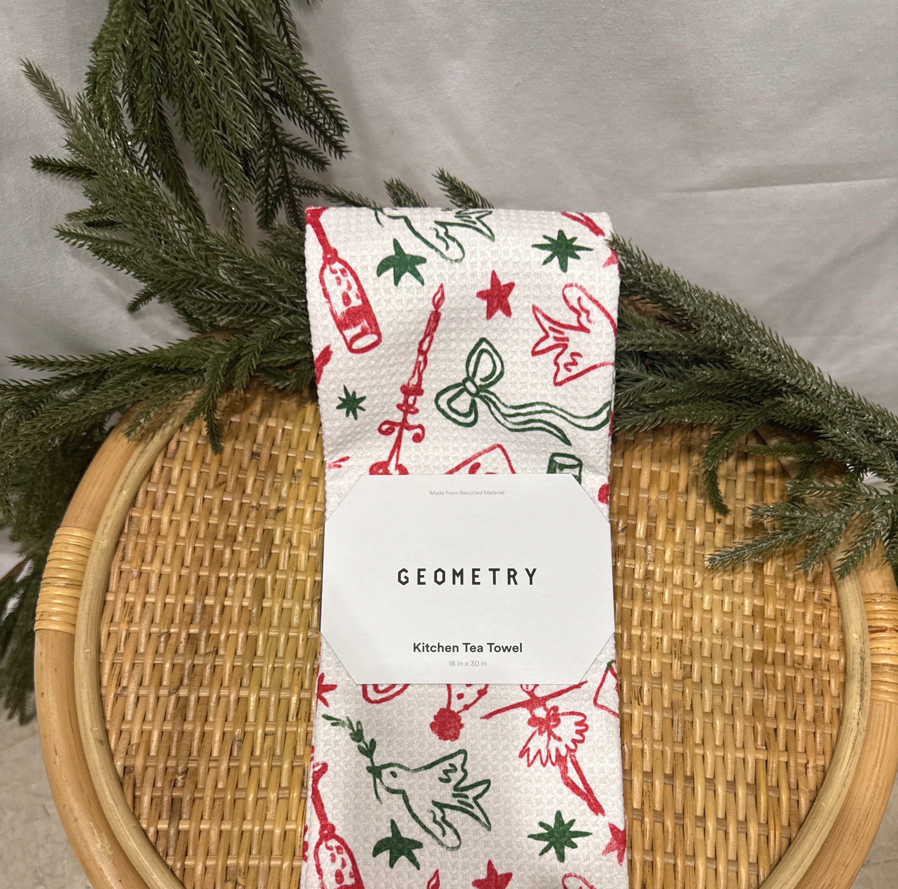 Geometry Tea Towel-dish cloth-geometry-The Silo Boutique, Women's Fashion Boutique Located in Warren and Grand Forks North Dakota