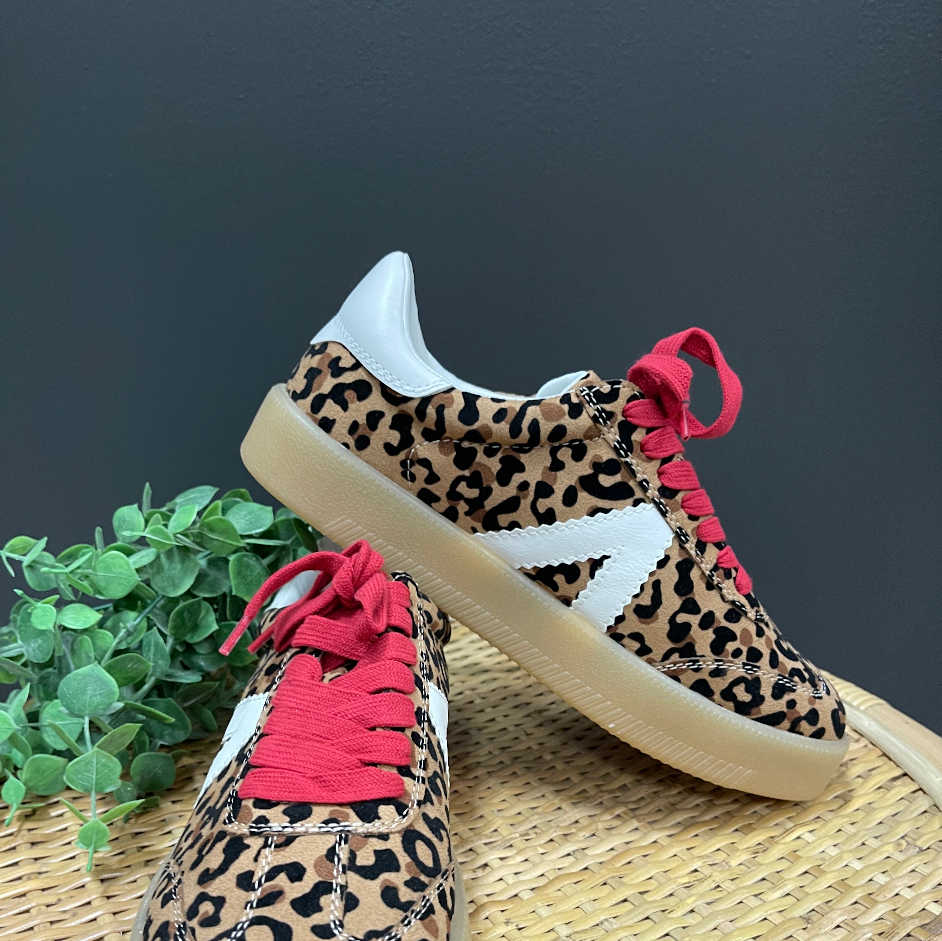 MIA Axel Leopard Sneaker-Sneakers-MIA-The Silo Boutique, Women's Fashion Boutique Located in Warren and Grand Forks North Dakota