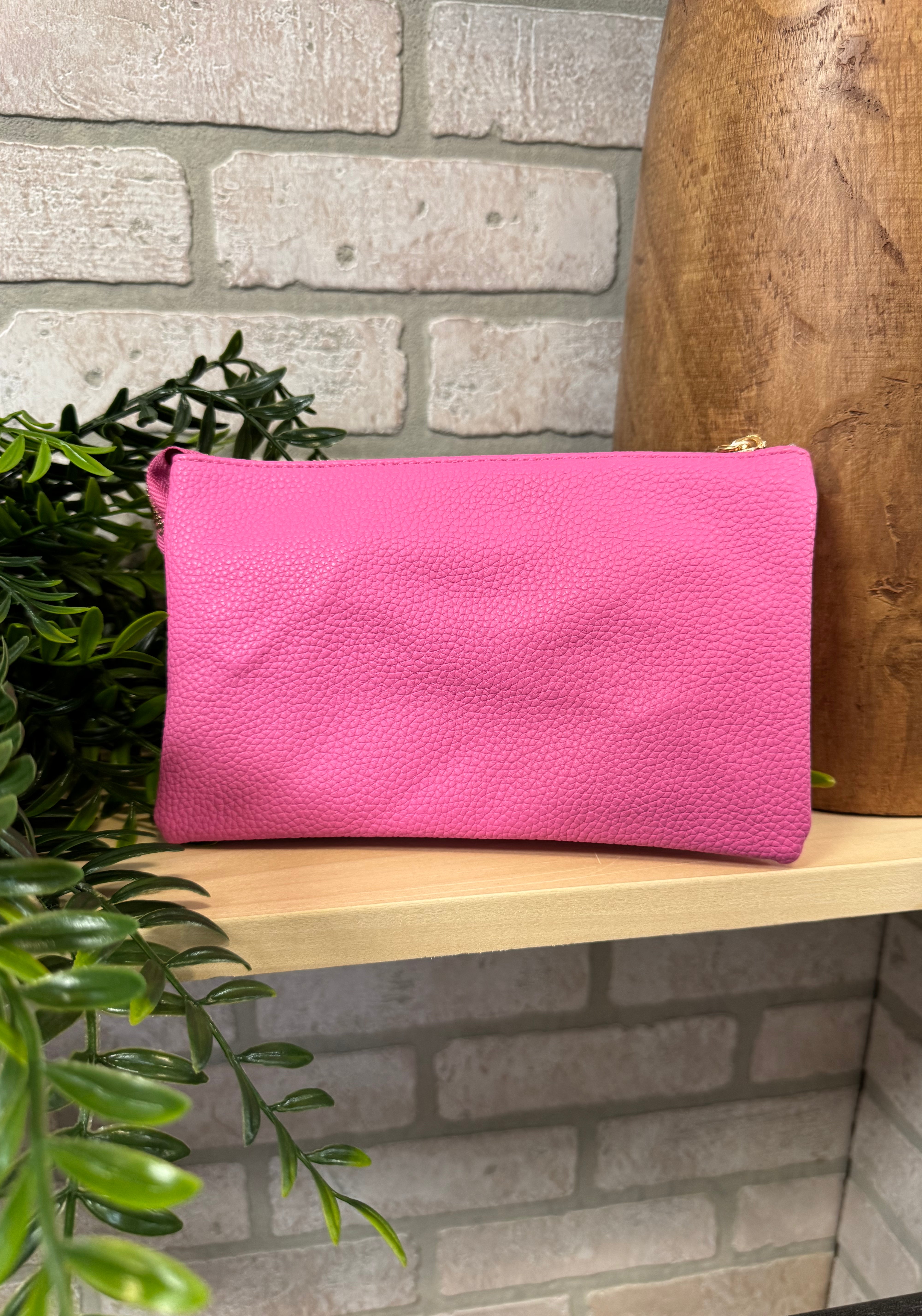 Riley 3 Compartment Crossbody/Wristlet-Crossbody Purses-Jen and Co-The Silo Boutique, Women's Fashion Boutique Located in Warren and Grand Forks North Dakota