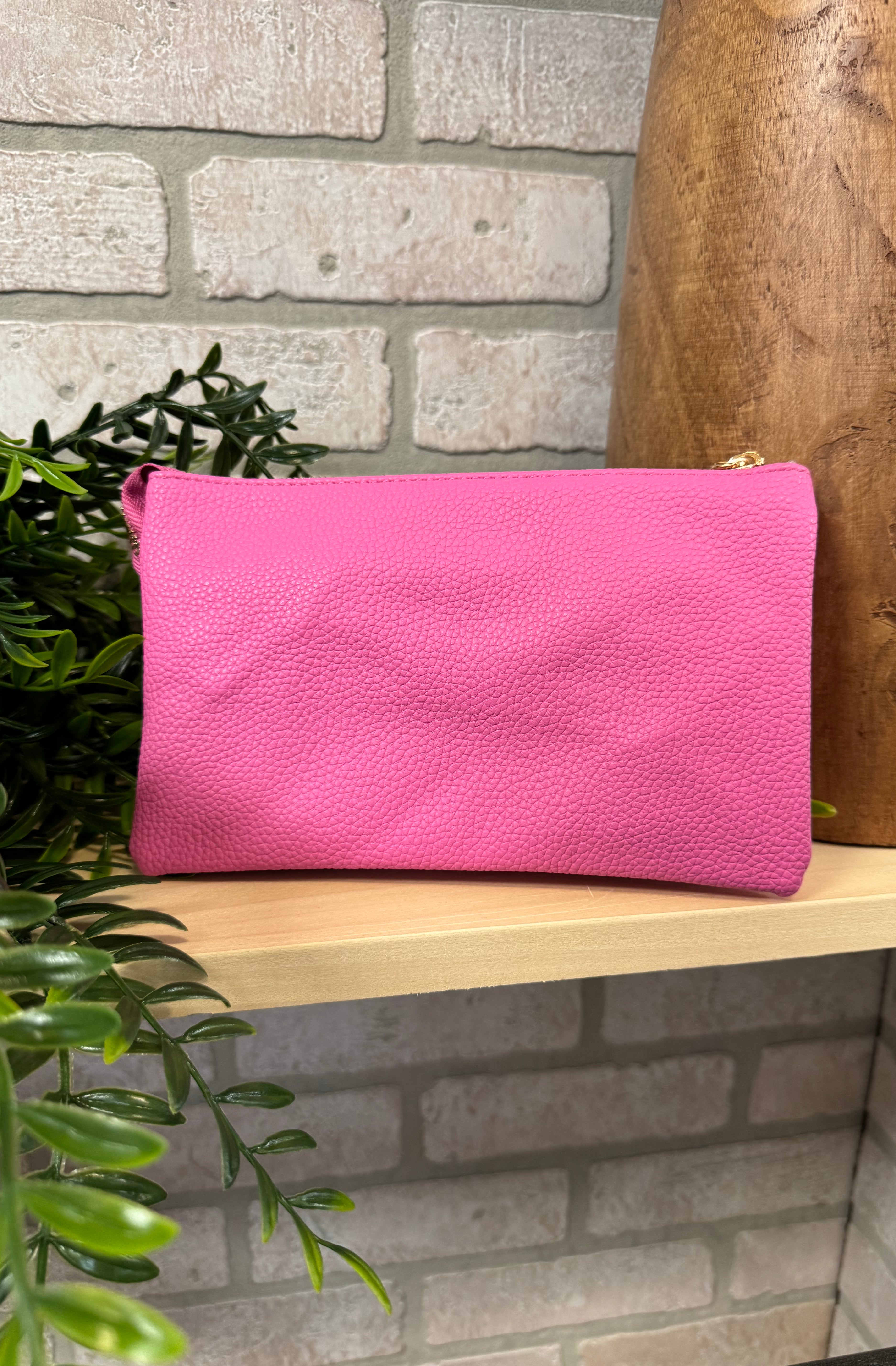 Riley 3 Compartment Crossbody/Wristlet-Crossbody Purses-Jen and Co-The Silo Boutique, Women's Fashion Boutique Located in Warren and Grand Forks North Dakota