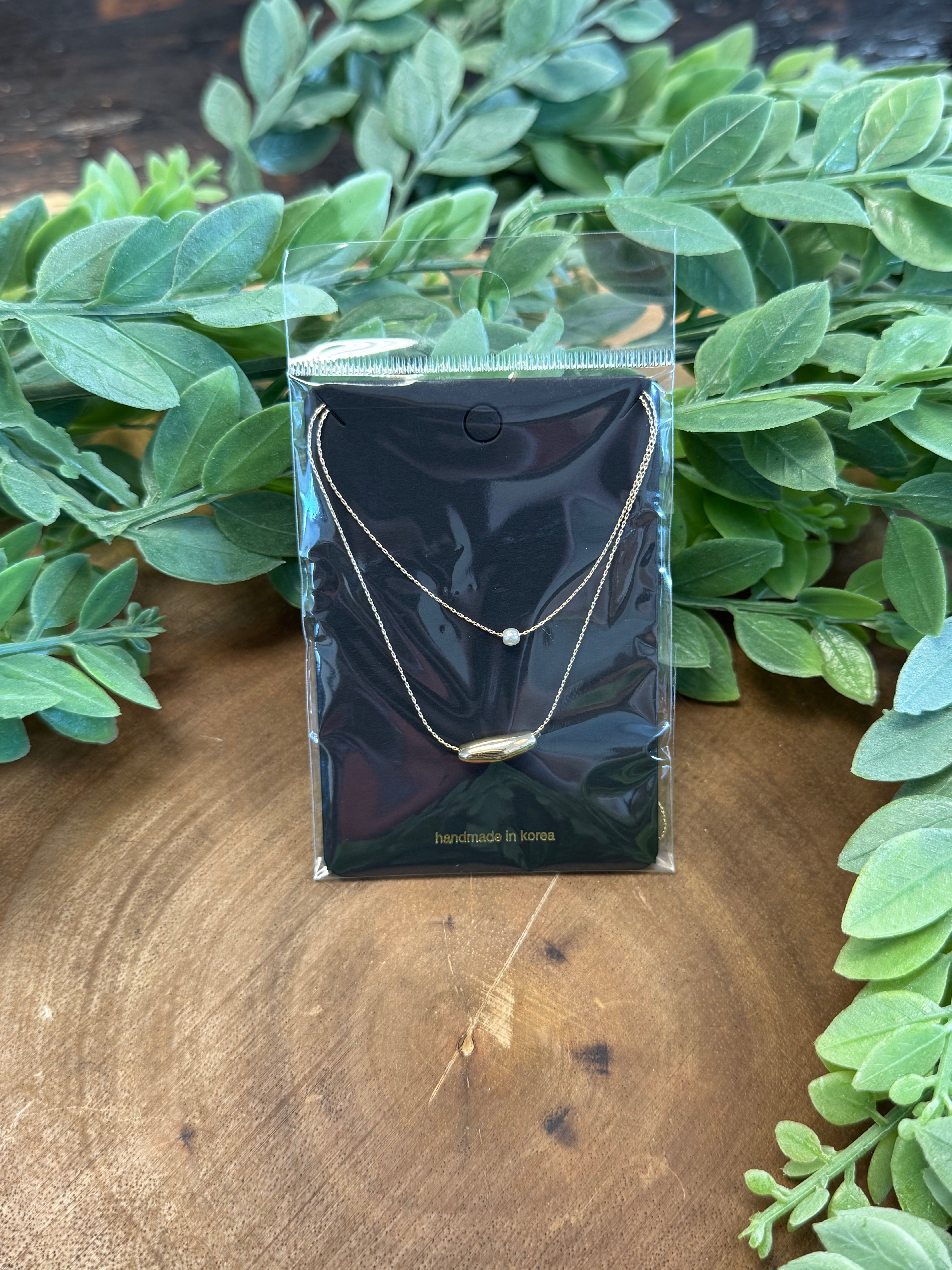 Kelly Layered Necklace-Necklaces-fame-The Silo Boutique, Women's Fashion Boutique Located in Warren and Grand Forks North Dakota