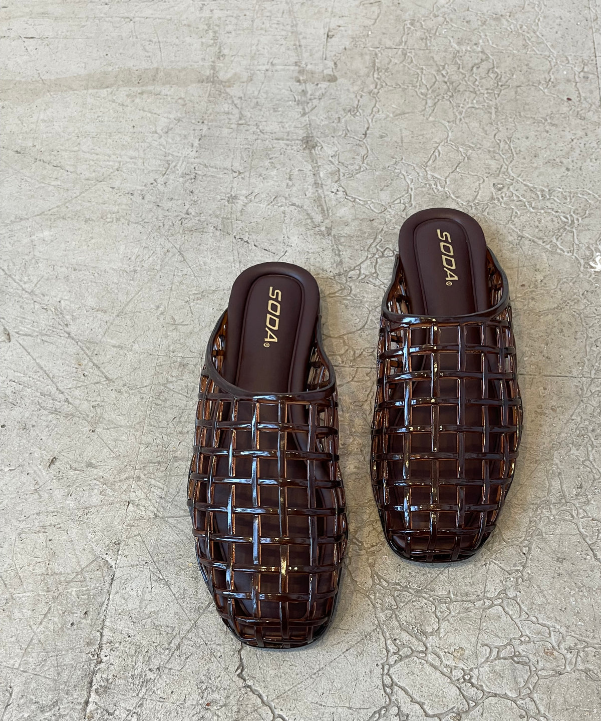 Soda Wayne Jelly Mule-Tortoise-Sandals-soda-The Silo Boutique, Women's Fashion Boutique Located in Warren and Grand Forks North Dakota