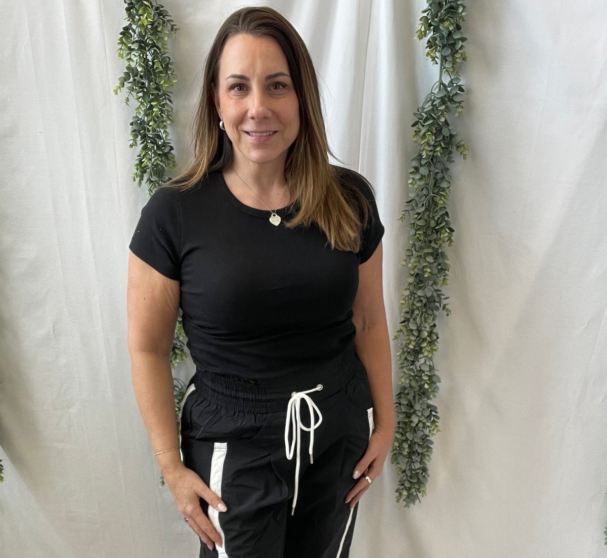 Bucket Windbreaker Pants-Black-Pants-bucketlist-The Silo Boutique, Women's Fashion Boutique Located in Warren and Grand Forks North Dakota