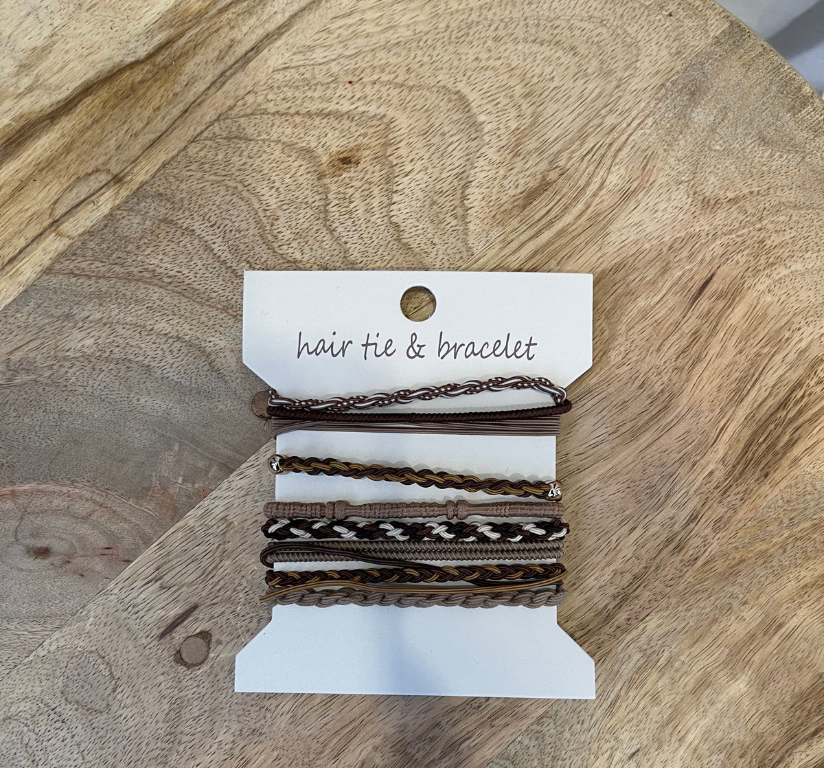 Lynn Hair Ties Bracelet-Bracelets-joss-The Silo Boutique, Women's Fashion Boutique Located in Warren and Grand Forks North Dakota
