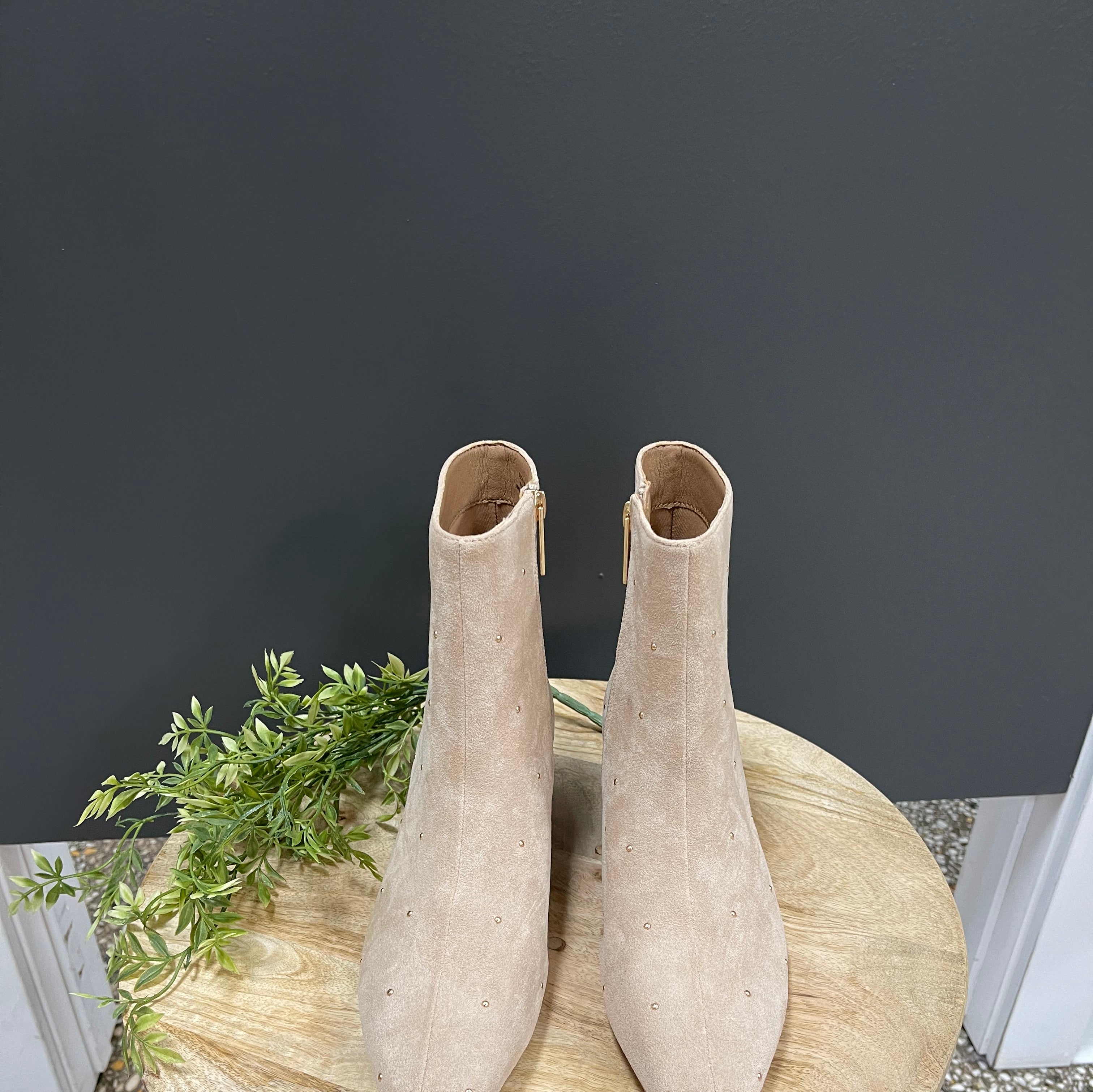 Corky's Sand Suede Such a Tease Boots-Boots-corkys-The Silo Boutique, Women's Fashion Boutique Located in Warren and Grand Forks North Dakota