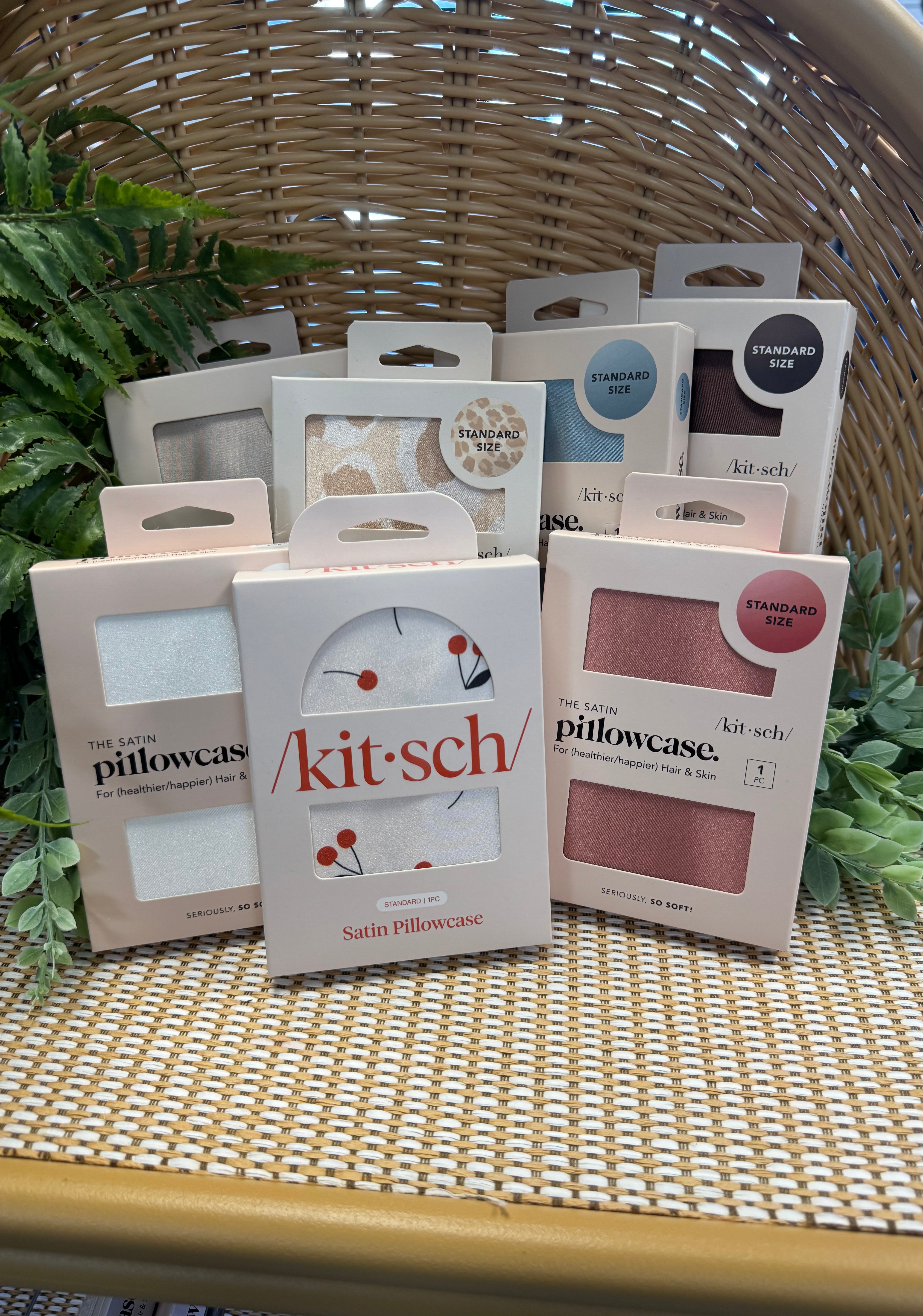 Kitsch Satin Standard Pillowcase-Beauty-kitsch-The Silo Boutique, Women's Fashion Boutique Located in Warren and Grand Forks North Dakota