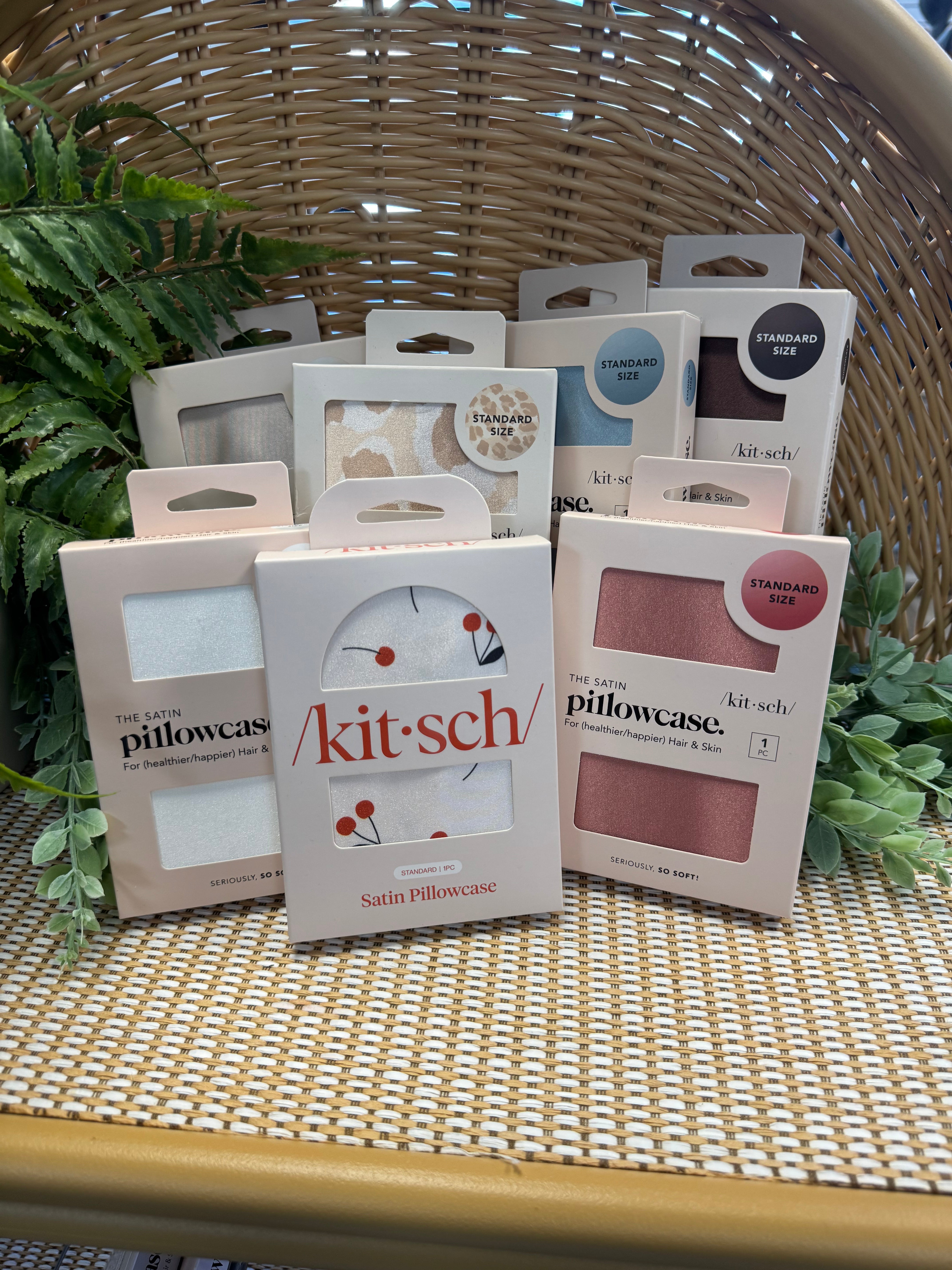 Kitsch Satin Standard Pillowcase-Beauty-kitsch-The Silo Boutique, Women's Fashion Boutique Located in Warren and Grand Forks North Dakota