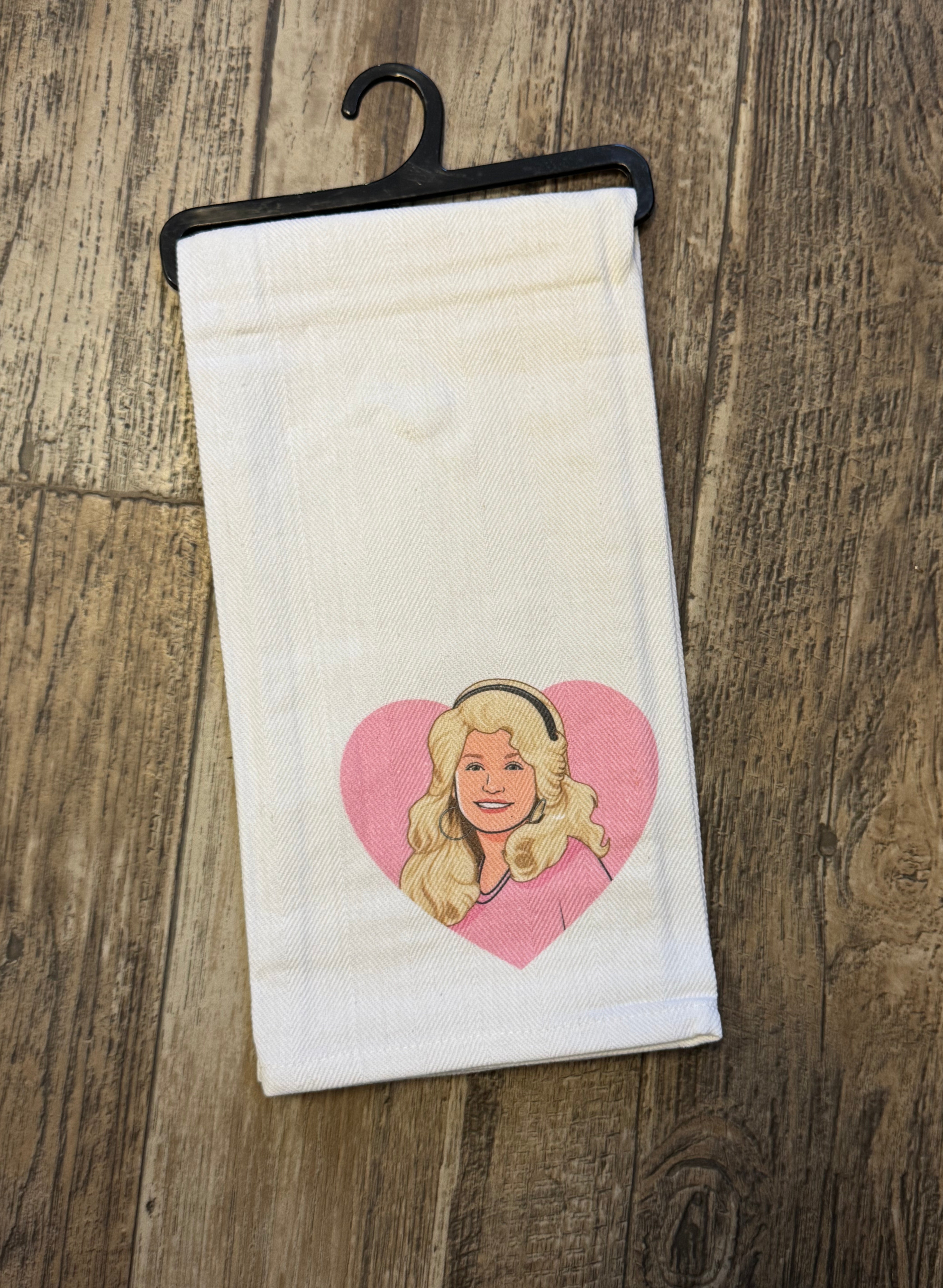 Dolly Face Tea Towel-Tea Towels-Fair-The Silo Boutique, Women's Fashion Boutique Located in Warren and Grand Forks North Dakota