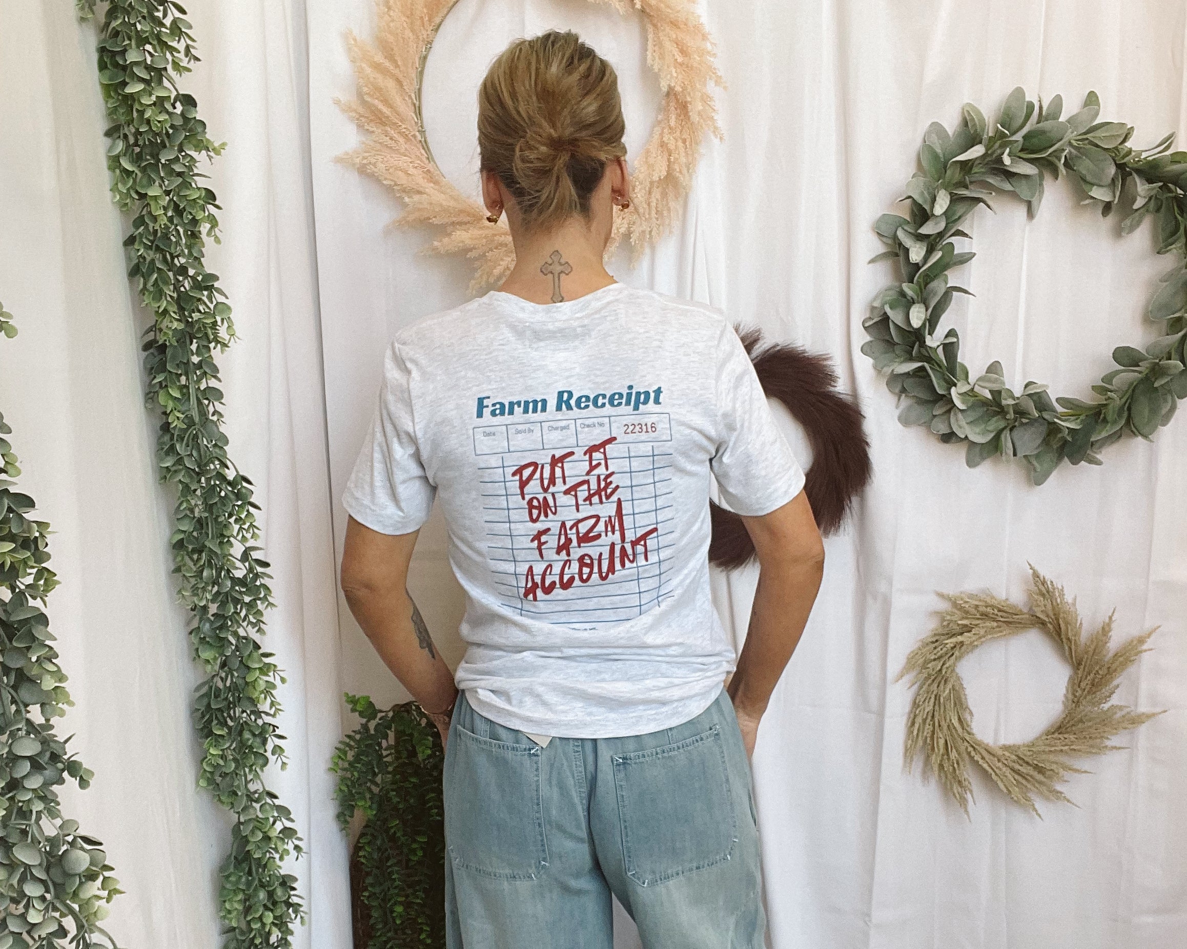 Put It On the Farm Account Tee-Graphic Tees-faire-The Silo Boutique, Women's Fashion Boutique Located in Warren and Grand Forks North Dakota