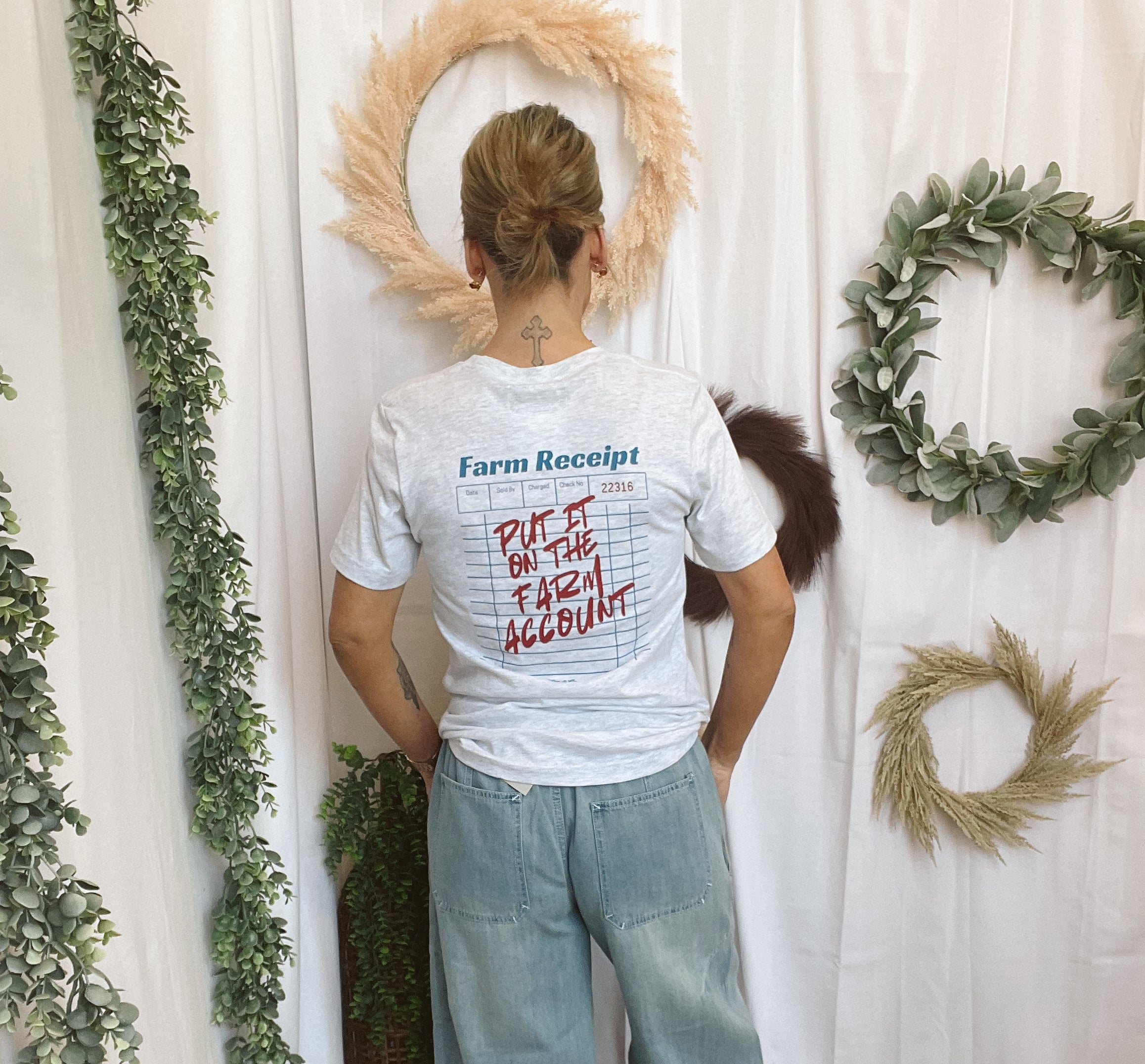 Put It On the Farm Account Tee-Graphic Tees-faire-The Silo Boutique, Women's Fashion Boutique Located in Warren and Grand Forks North Dakota
