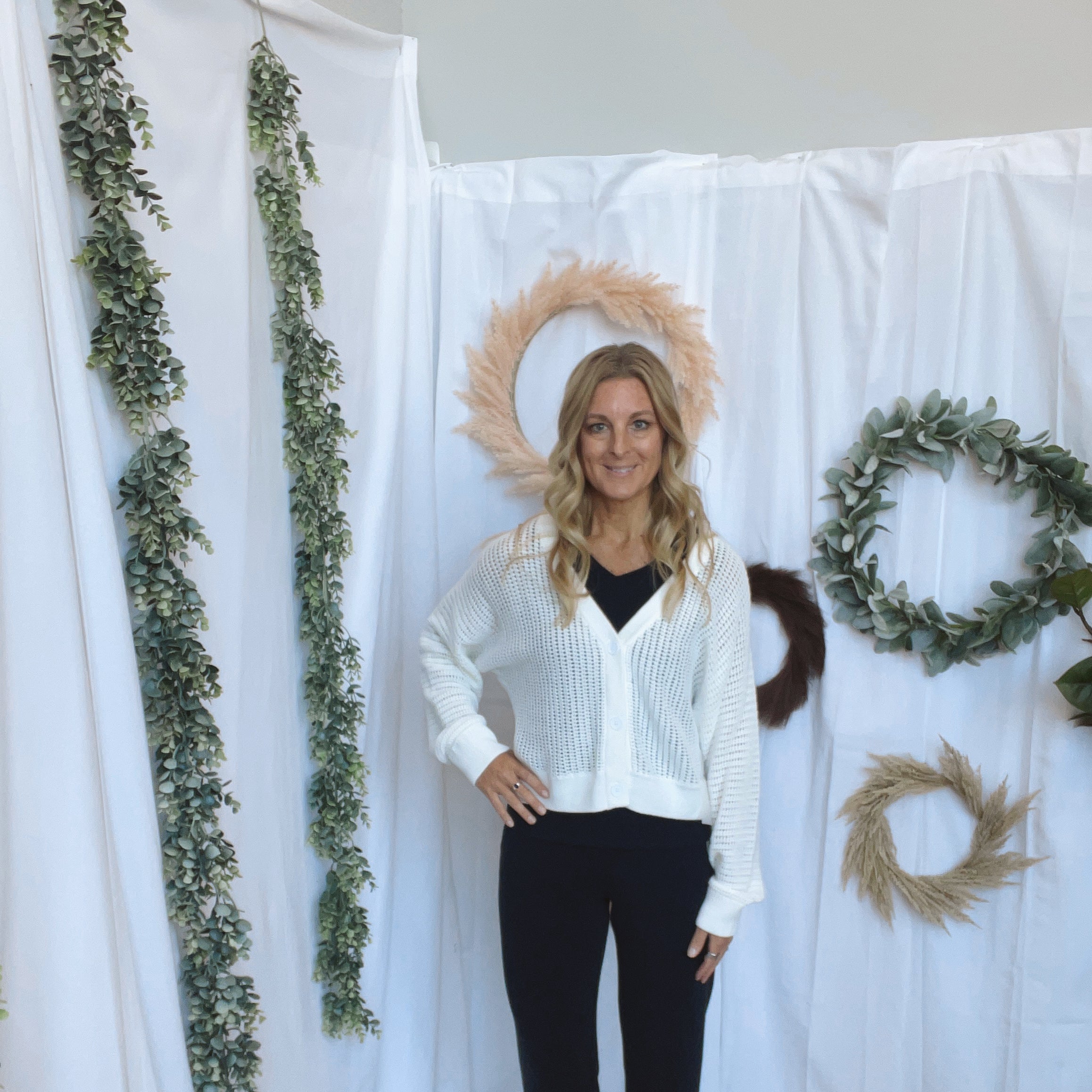 Coastal Crochet Sweater Top-White-Sweaters-mono b-The Silo Boutique, Women's Fashion Boutique Located in Warren and Grand Forks North Dakota