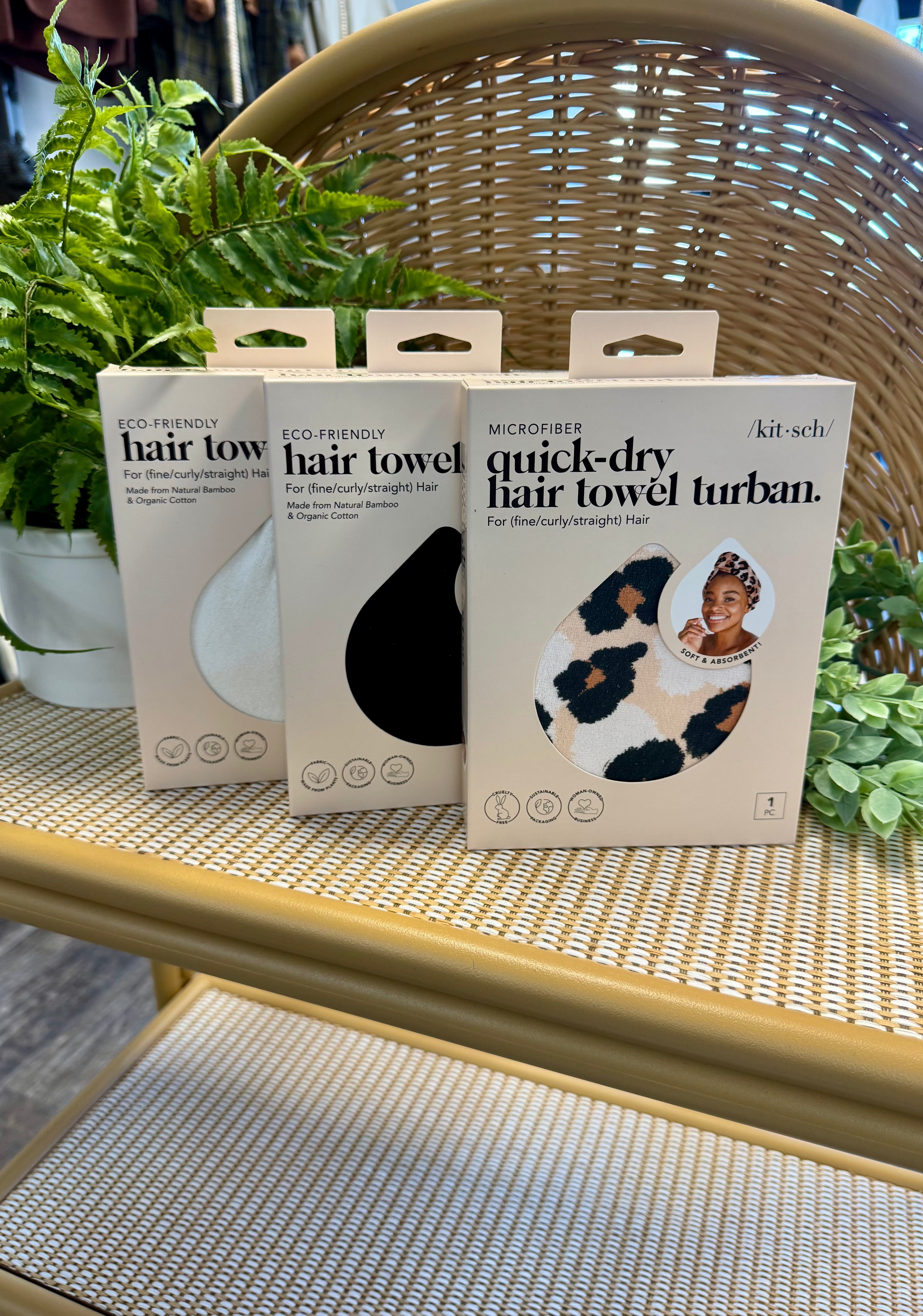 Quick-Dry Hair Towel Wrap-Hair Accessories-kitsch-The Silo Boutique, Women's Fashion Boutique Located in Warren and Grand Forks North Dakota