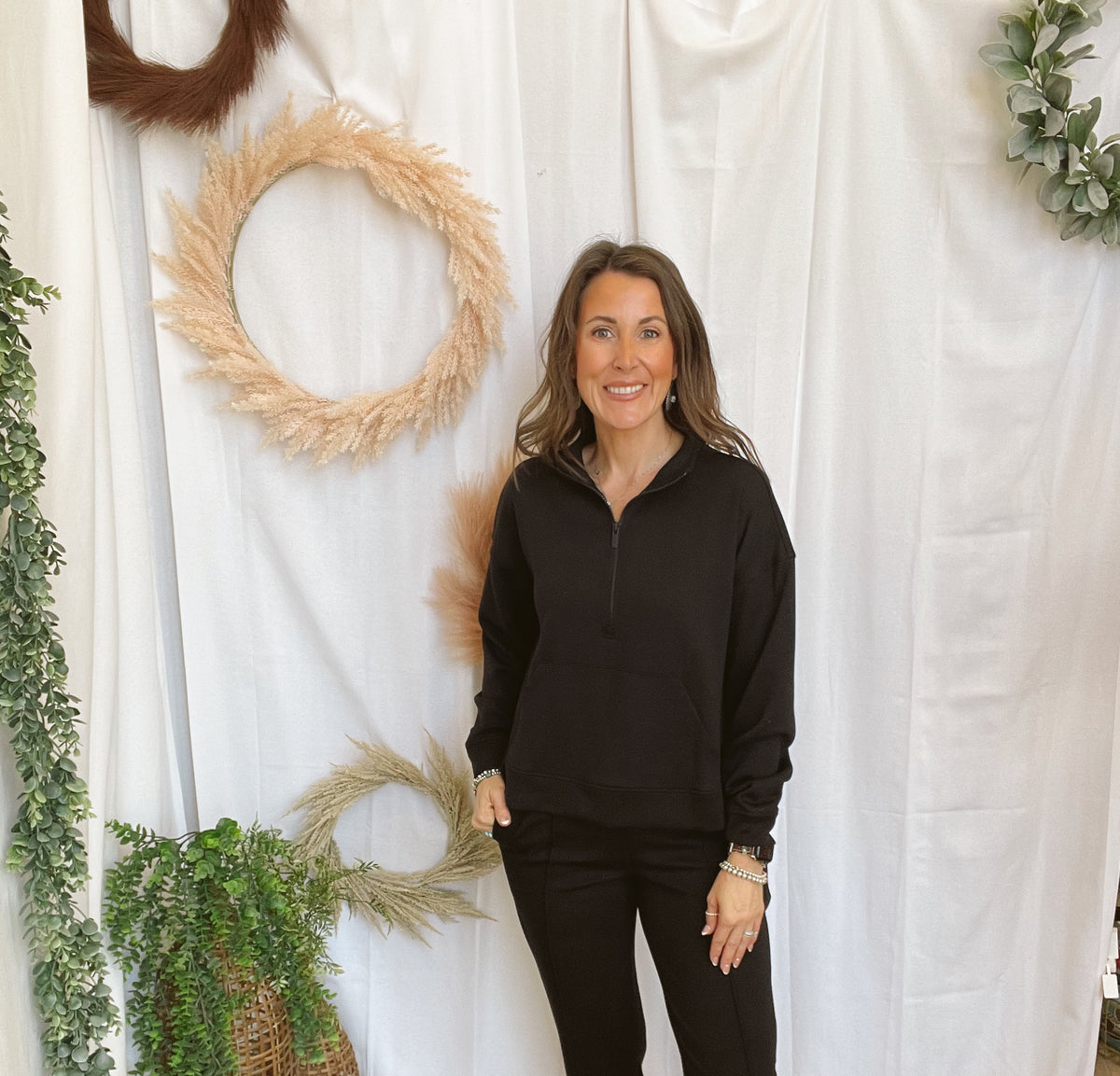 Kat Scuba Set-Black-Outfit Sets-Zenana-The Silo Boutique, Women's Fashion Boutique Located in Warren and Grand Forks North Dakota
