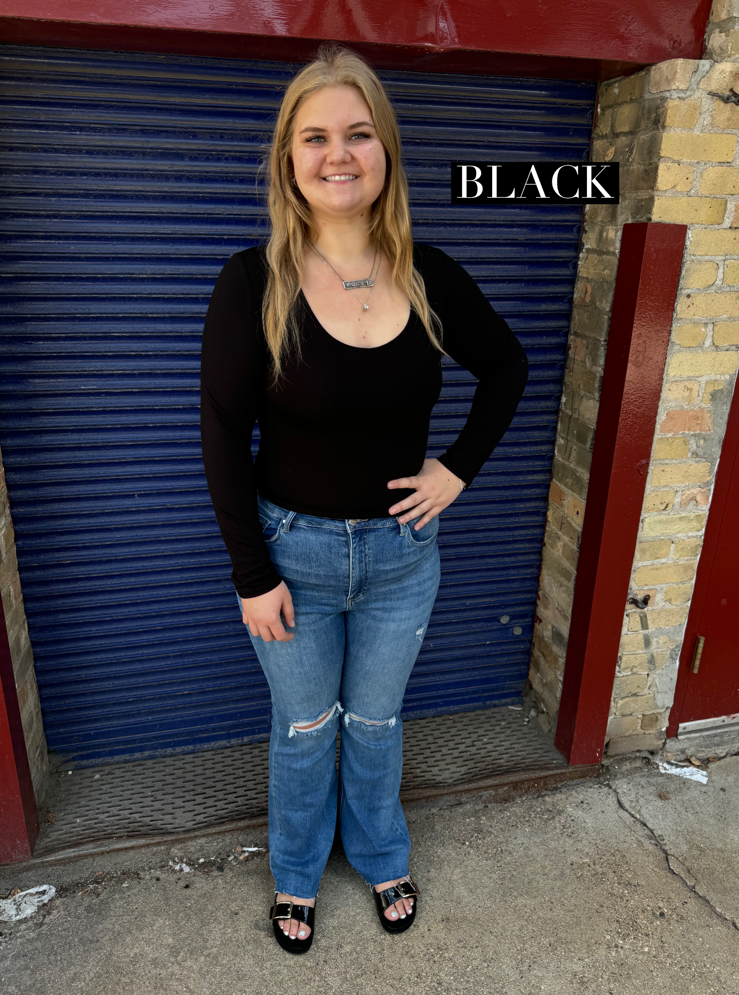 Cool Basic Long Sleeve Top-4 colors-Long Sleeve Tops-be cool-The Silo Boutique, Women's Fashion Boutique Located in Warren and Grand Forks North Dakota