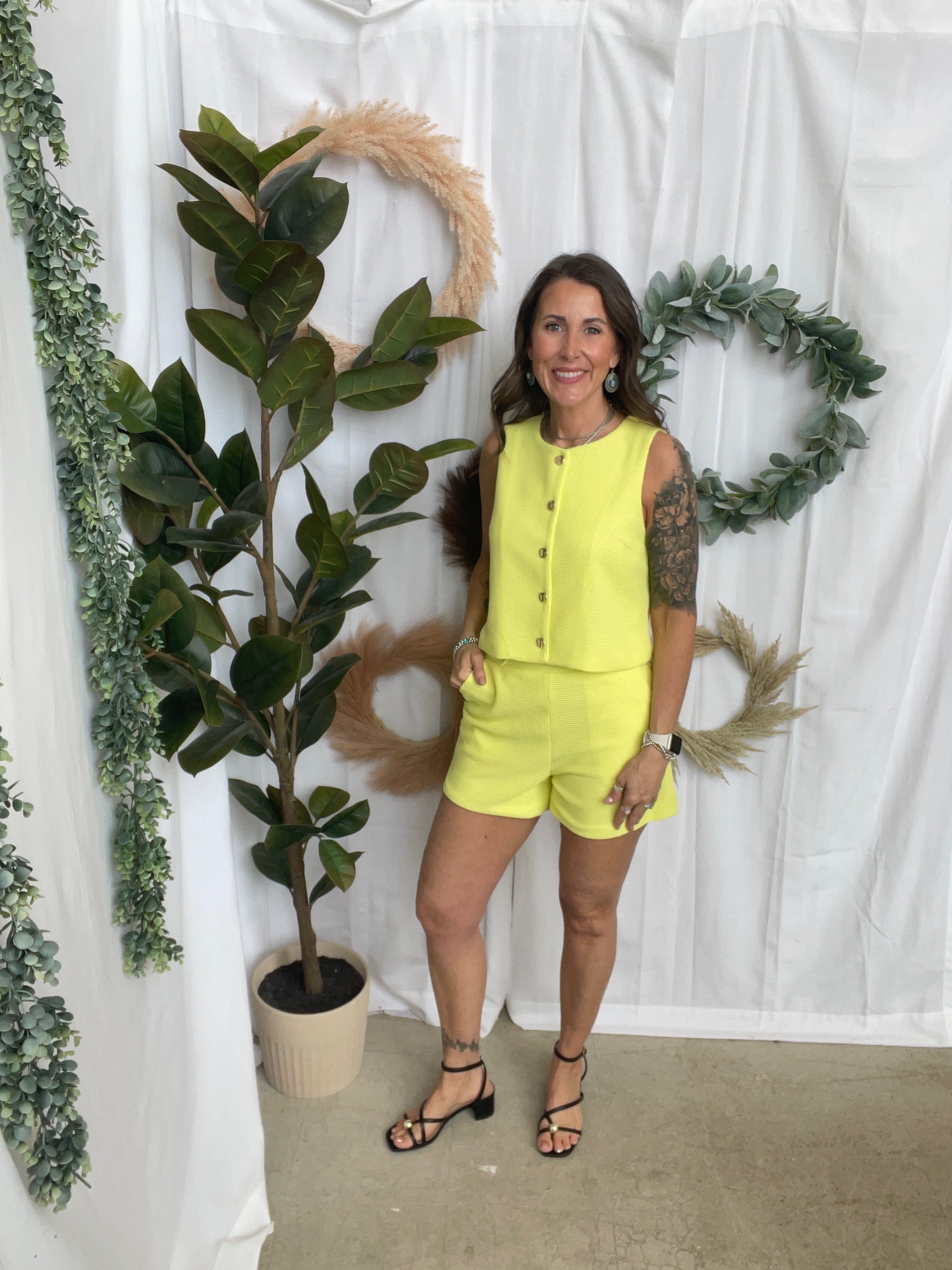 The Easy Set-Lime-Outfit Sets-entro-The Silo Boutique, Women's Fashion Boutique Located in Warren and Grand Forks North Dakota