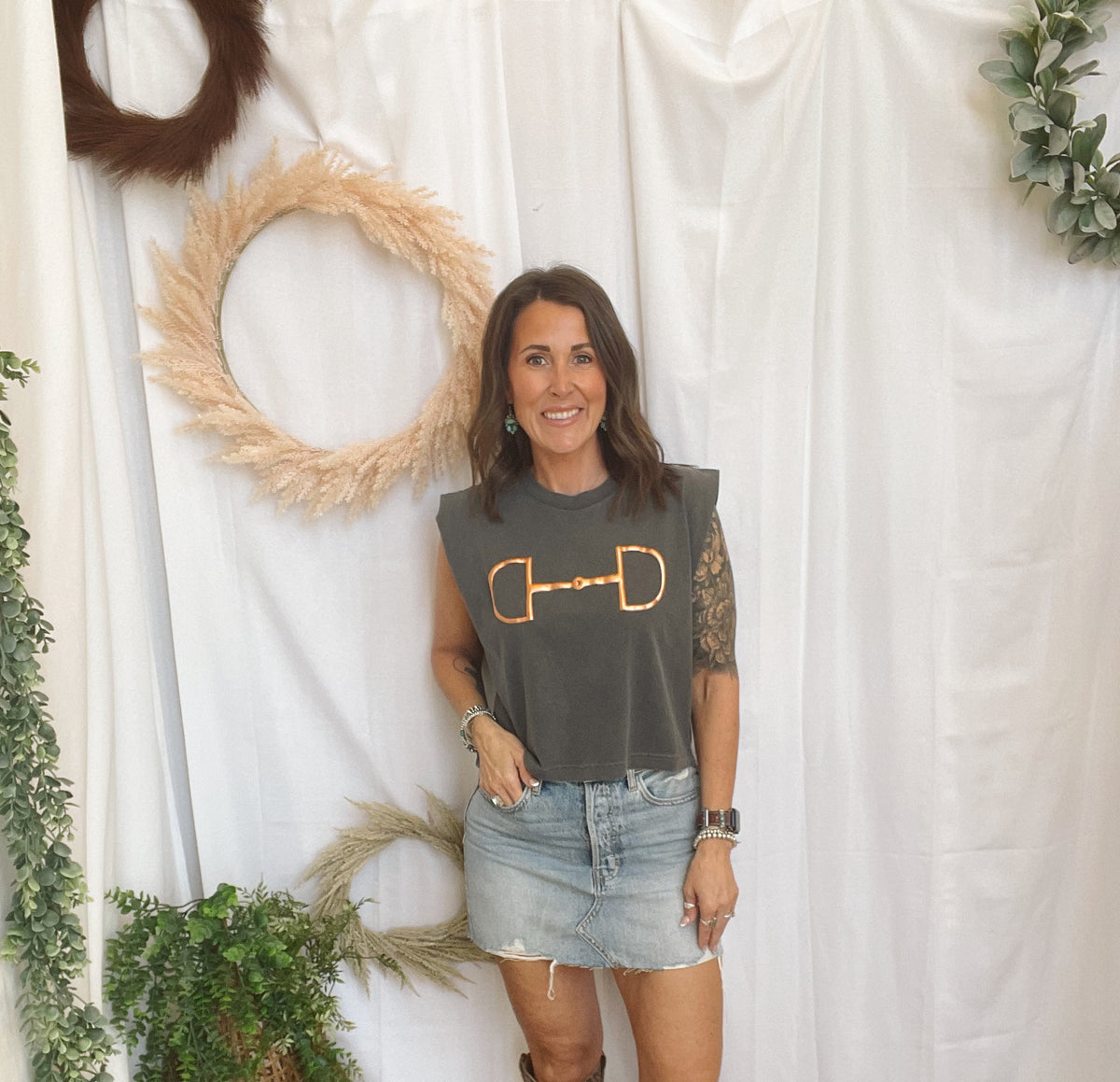 Pepper Bit Tank-Tank Tops-Summer Tees-The Silo Boutique, Women's Fashion Boutique Located in Warren and Grand Forks North Dakota